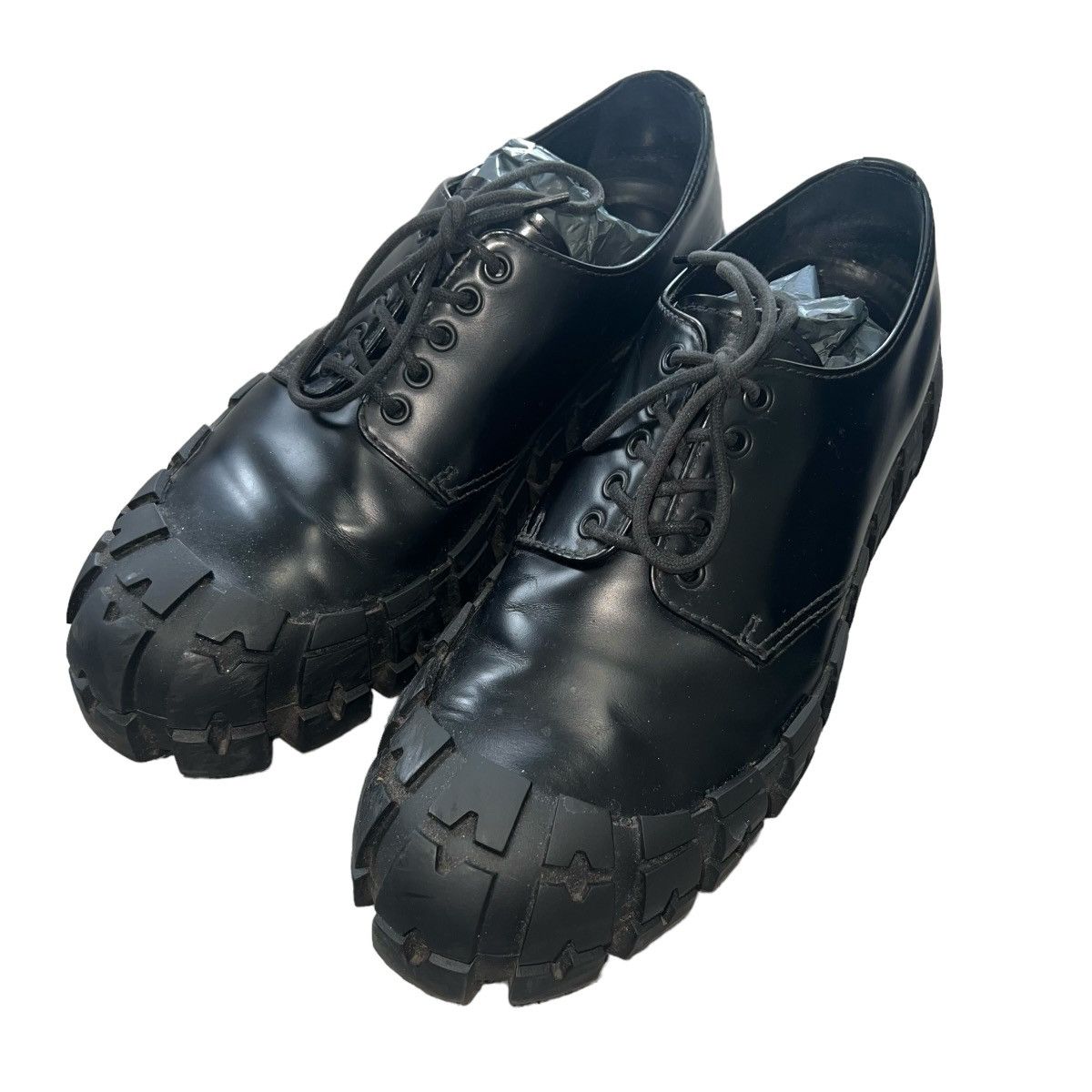 Prada PRADA 2019AW MONOLITH CHUNKY DERBY LOFA SHOES Size US 9 / EU 42 - 2 Thumbnail