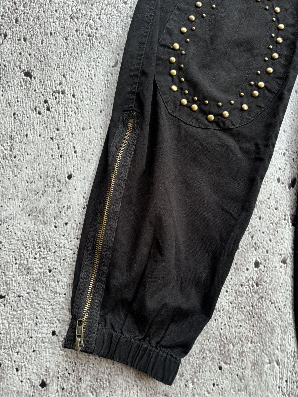 Hysteric Glamour Y2k Mirame Studded Black Pants Size US 29 - 8 Thumbnail