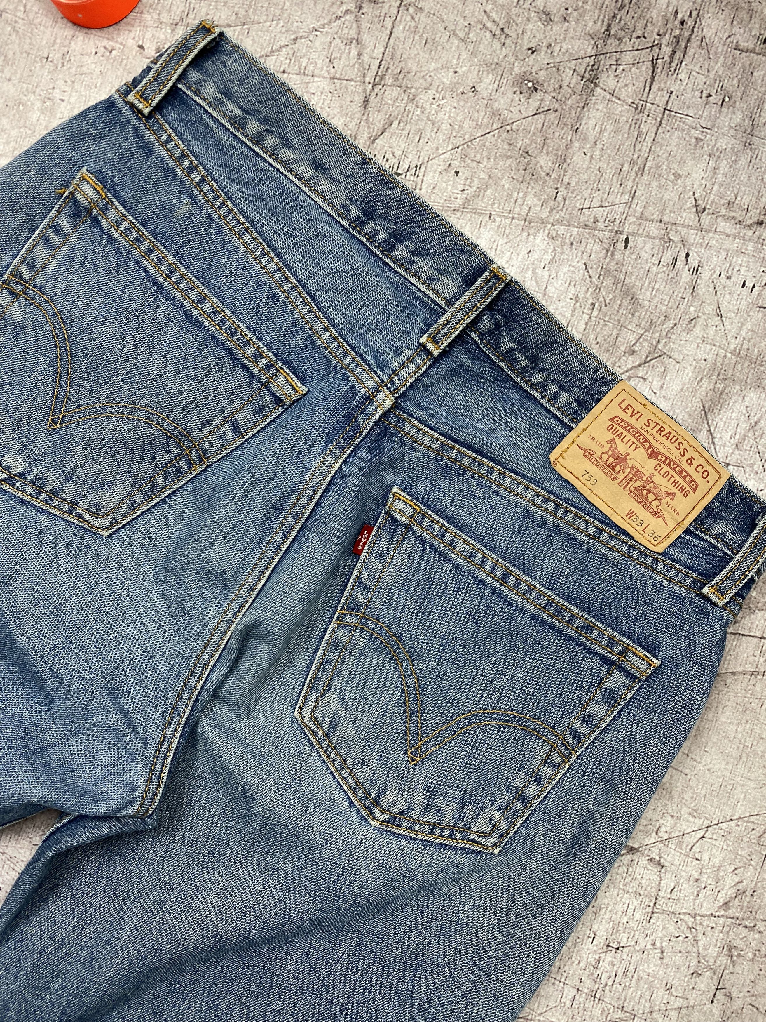 Levi's × Levi's Vintage Clothing Levi's 753 Vintage jeans denim pants Size US 33 - 2 Thumbnail