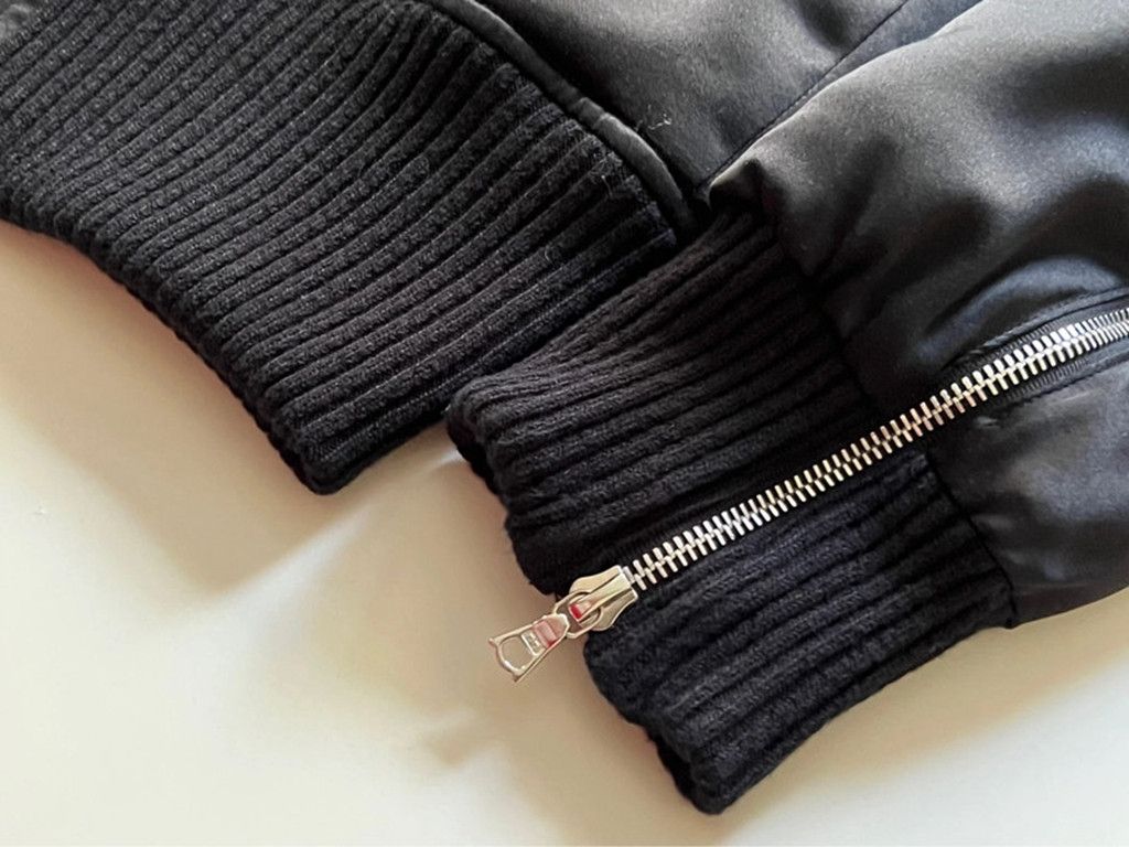Amiri Amiri Black Silk Bomber Jacket Size US M / EU 48-50 / 2 - 10 Thumbnail