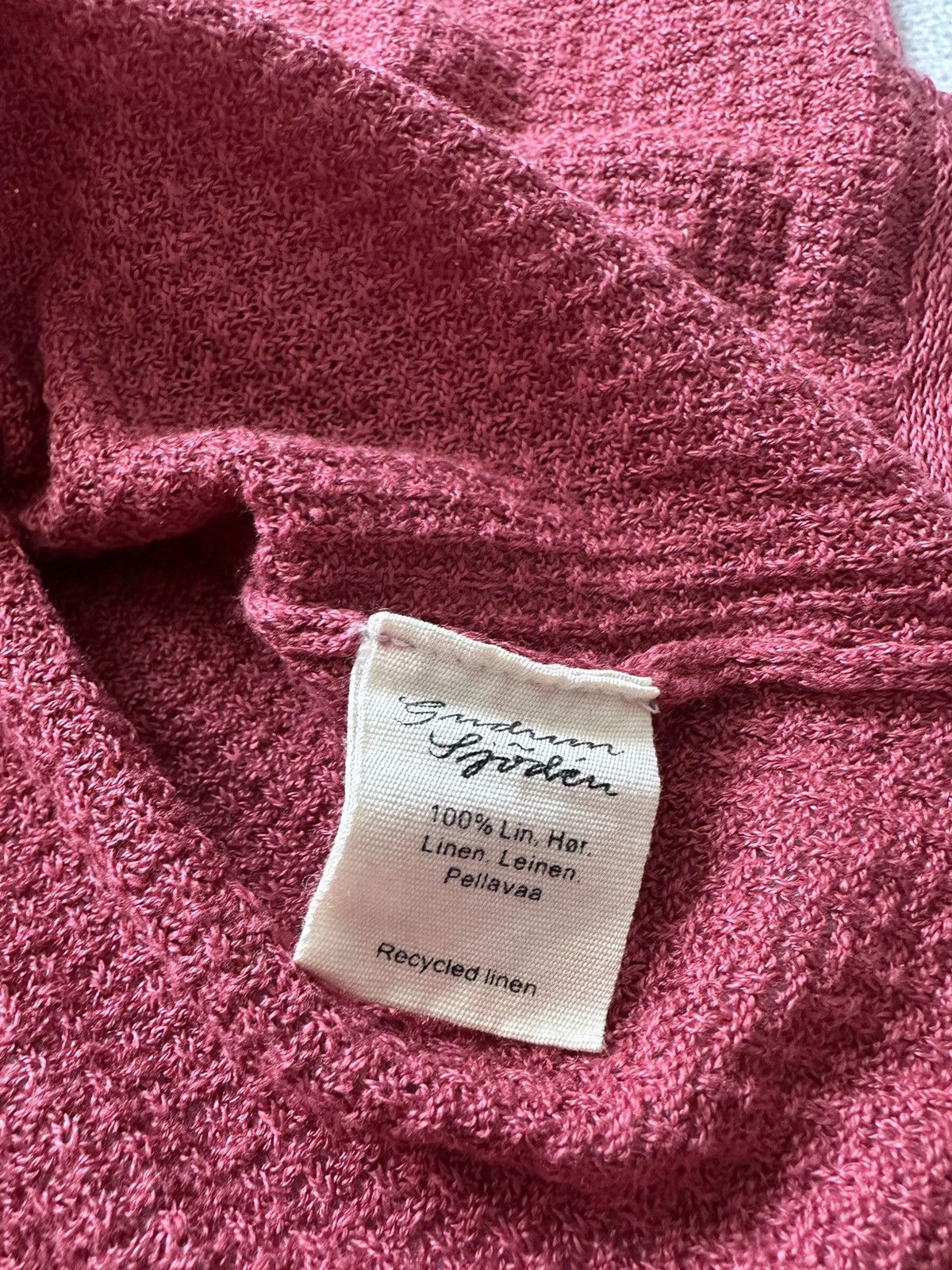 Designer × Vintage Sweater Gudrun Sjoden 100% linen size L Size L / US 10 / IT 46 - 12 Thumbnail
