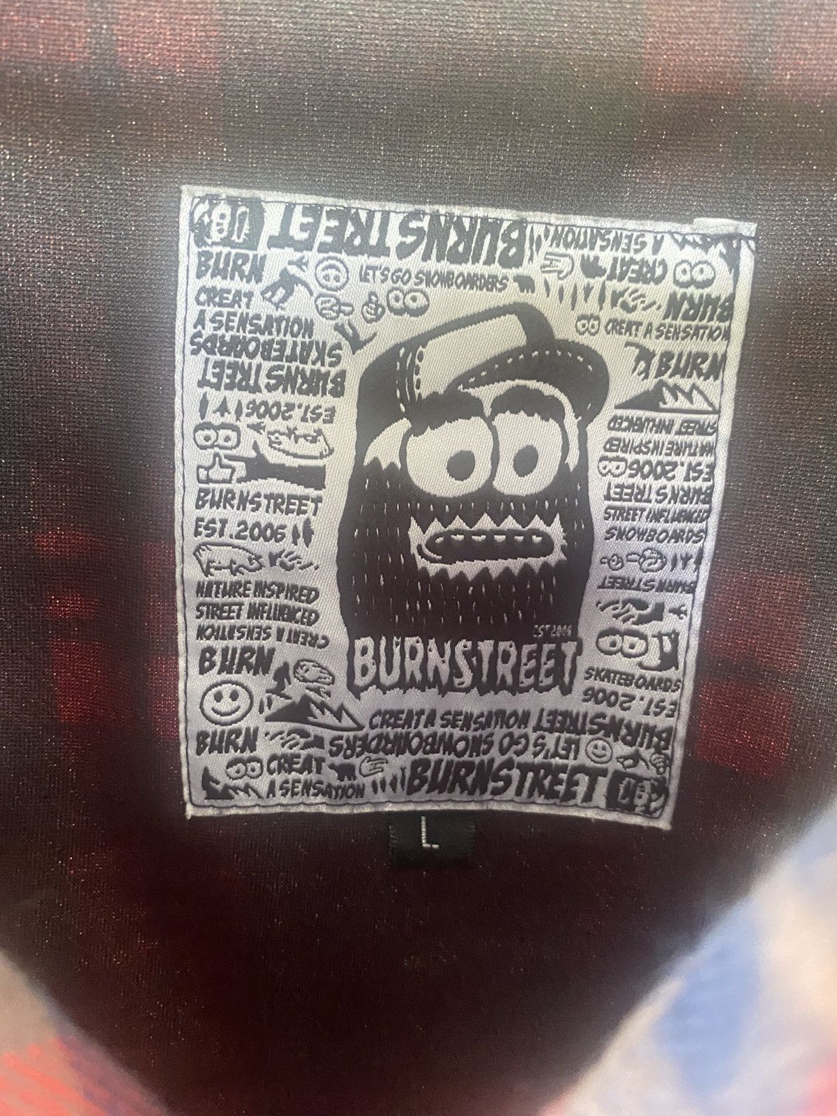 Vintage Burnstreet Snowboards Button Up Shirt Flannel Size US L / EU 52-54 / 3 - 4 Thumbnail