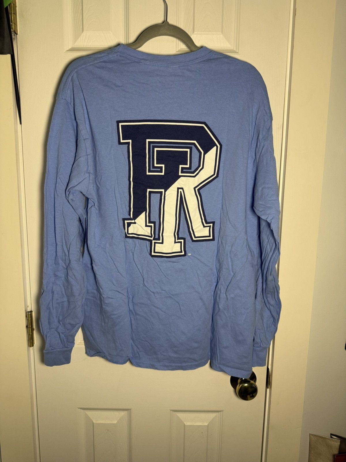 Gildan × Vintage Rhode Island University Long Sleeve T-Shirt Size US L / EU 52-54 / 3 - 2 Thumbnail