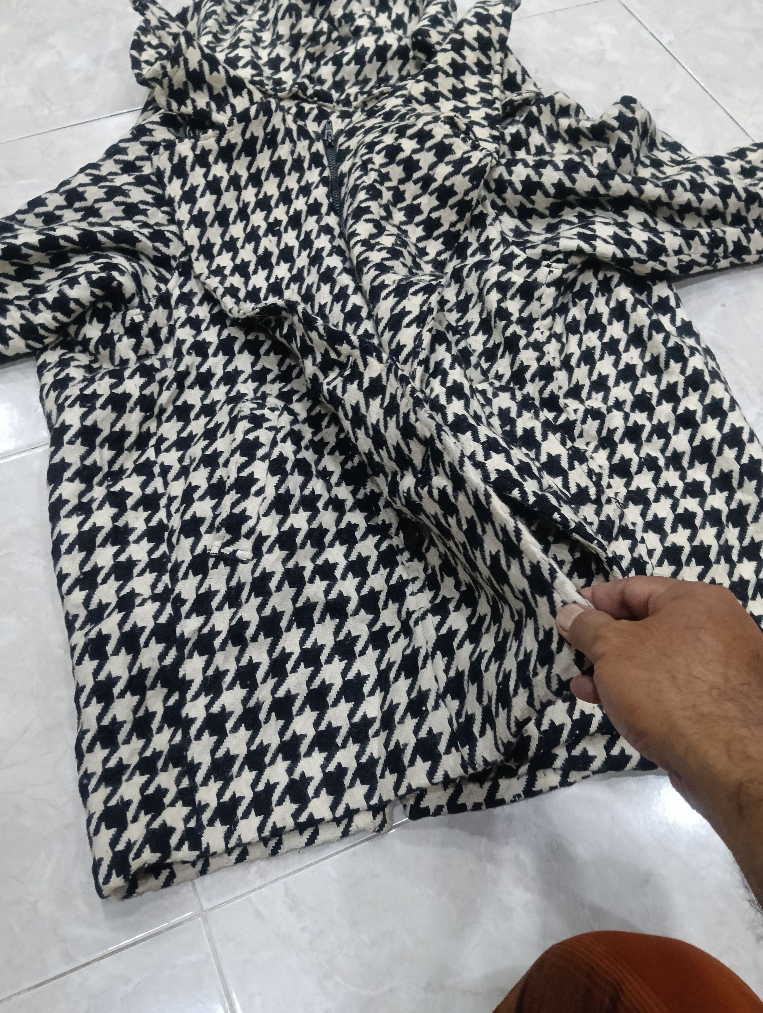 Japanese Unbrand Coat Parka Jacket Like Asymmetrical Design