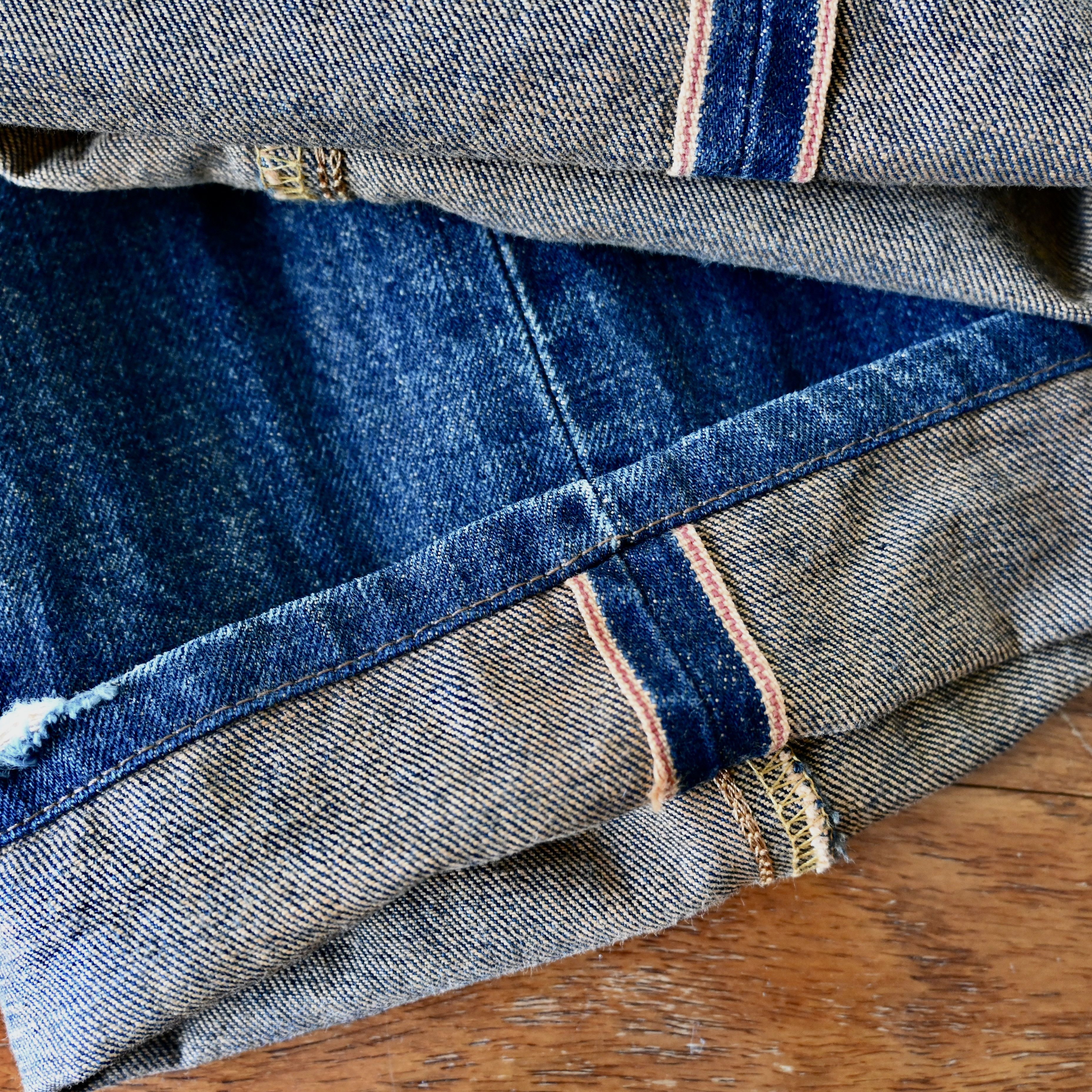 Edwin VTG 1990s EDWIN selvedged jeans, muddy wash, made in Japan Size US 32 / EU 48 - 19 Thumbnail
