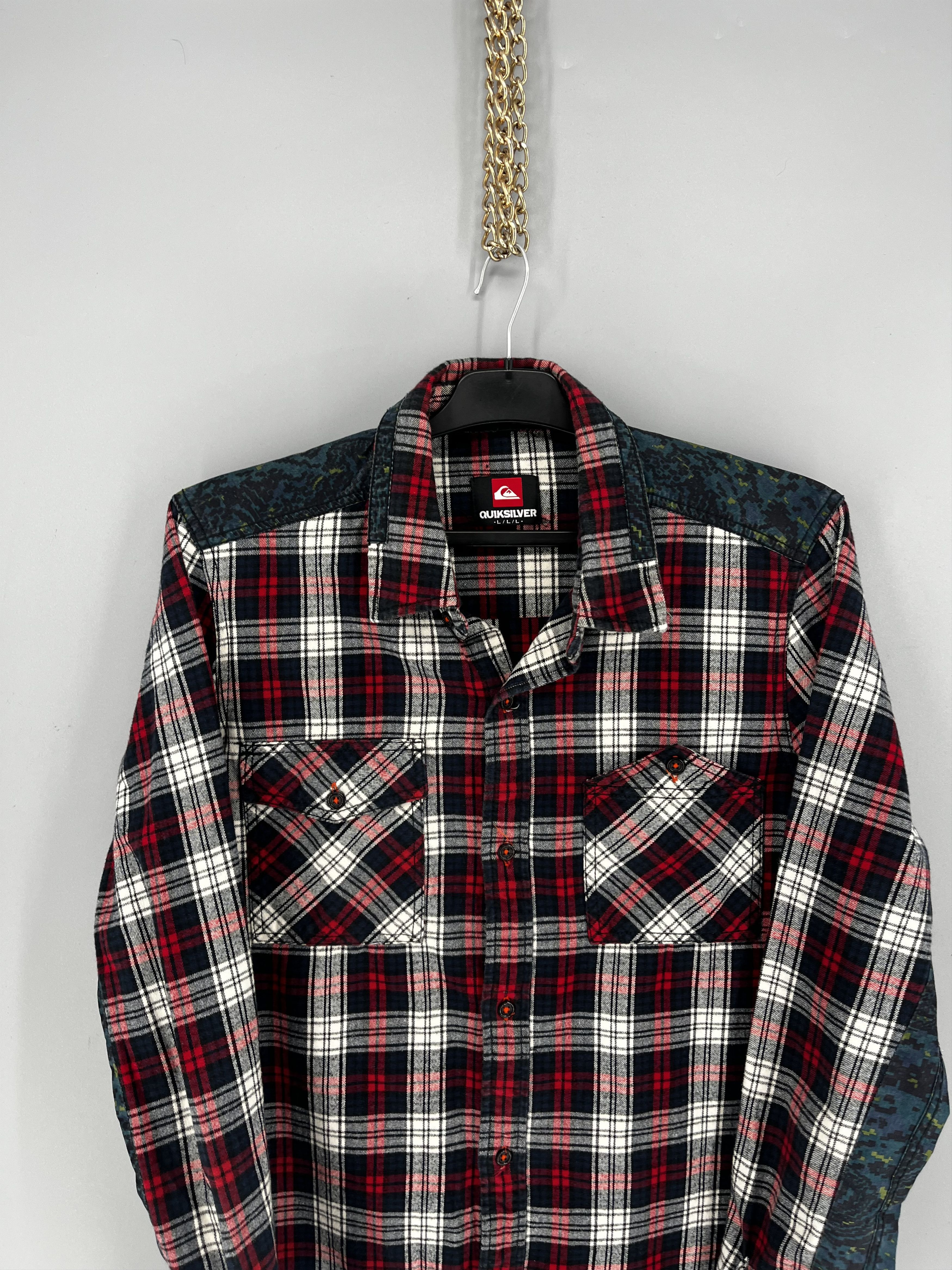 Quiksilver Y2K Quicksilver Plaid Cotton Jacket Shirt Buttons Up L Size US L / EU 52-54 / 3 - 6 Thumbnail