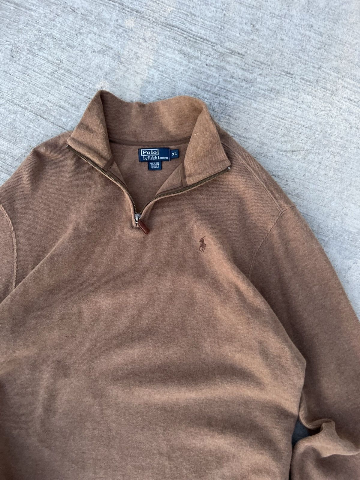 Ralph Lauren × Vintage Vintage Ralph Lauren 1/4 zip sweater old money Size US XL / EU 56 / 4 - 8 Thumbnail