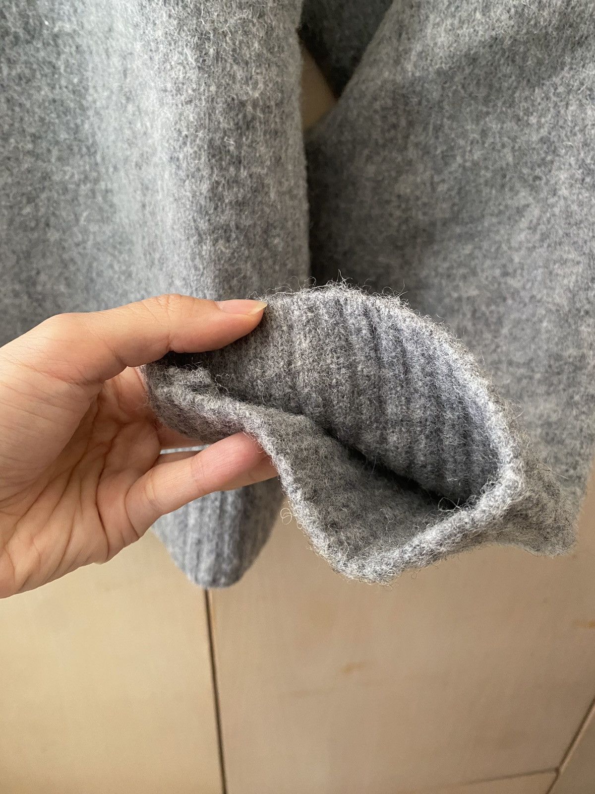 John Galliano [80% OFF SALE] Maison Margiela v-neck grey sweater Size US XL / EU 56 / 4 - 13 Thumbnail