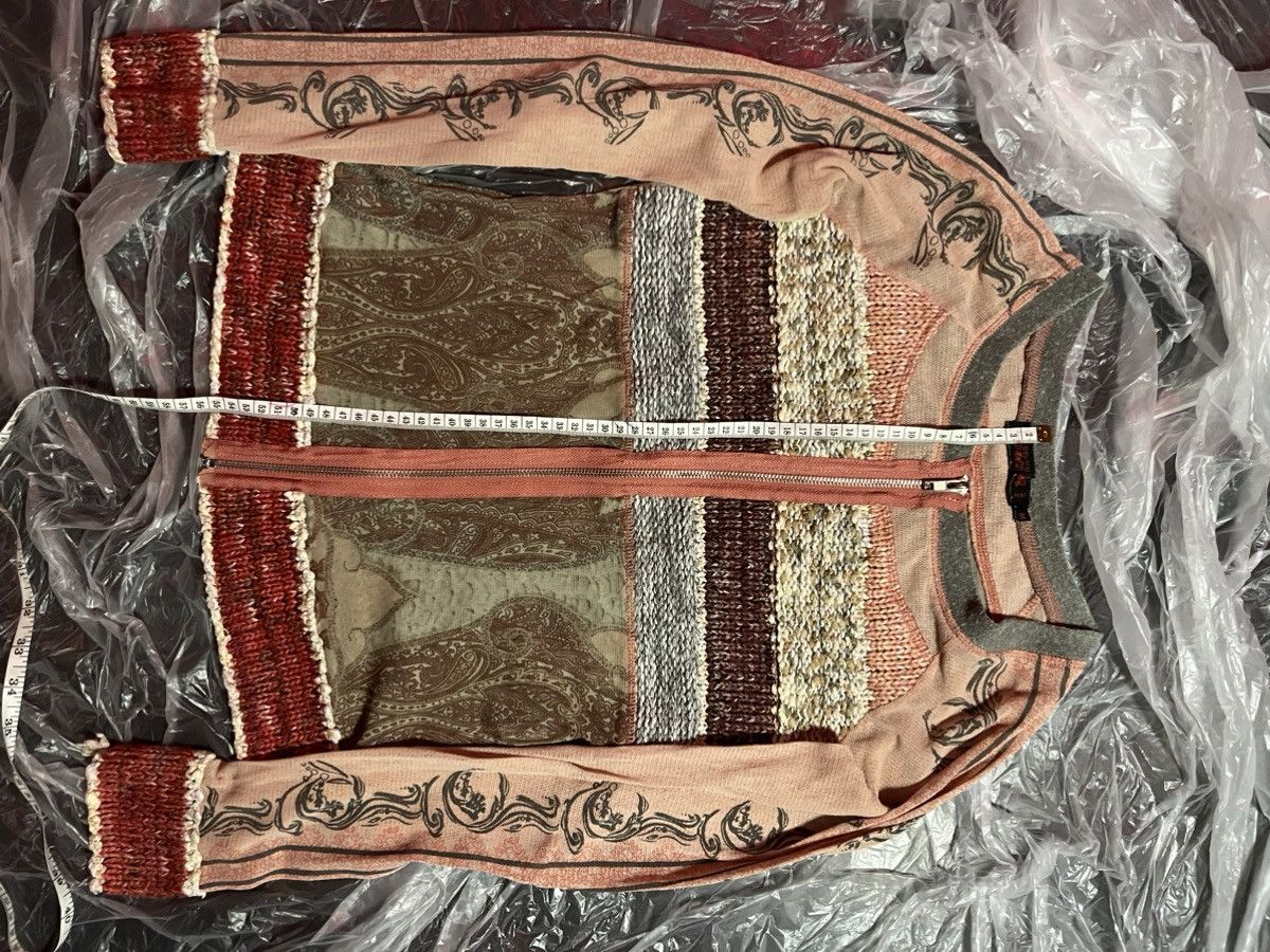 Japanese Brand × Vintage Lulu Paris Patchwork Cardigan Size M / US 6-8 / IT 42-44 - 2 Thumbnail