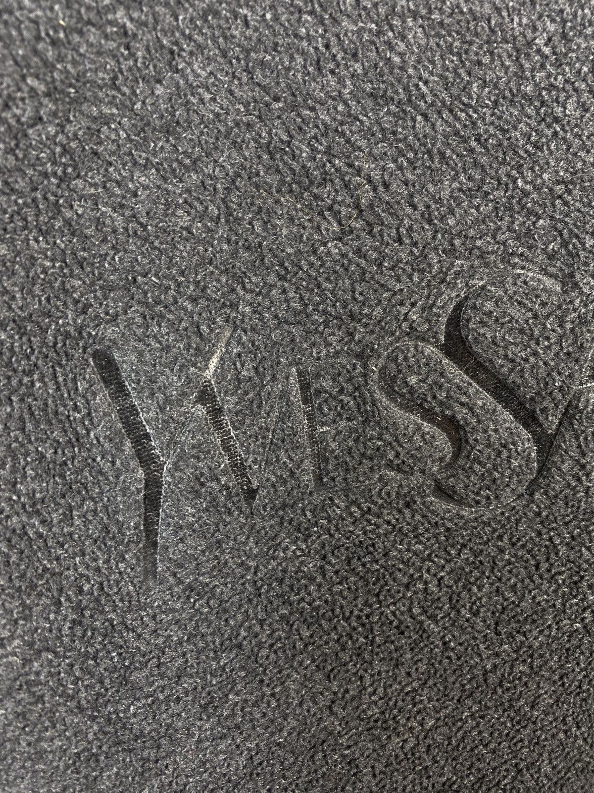 Yves Saint Laurent Fleece YSL Sweatshirt 1/4 Zip Big Logo Grey YSL Sweater Size US XL / EU 56 / 4 - 9 Thumbnail