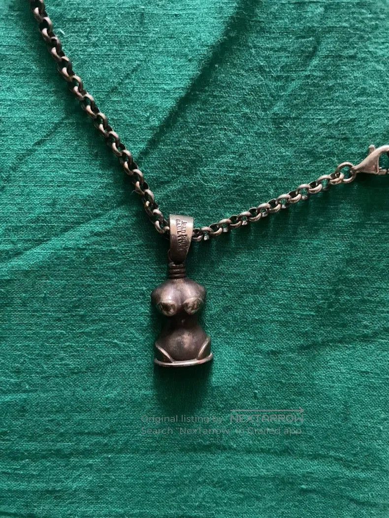 Jean Paul Gaultier Jean Paul Gaultier Silver Pendant Necklace. Size ONE SIZE - 2 Thumbnail