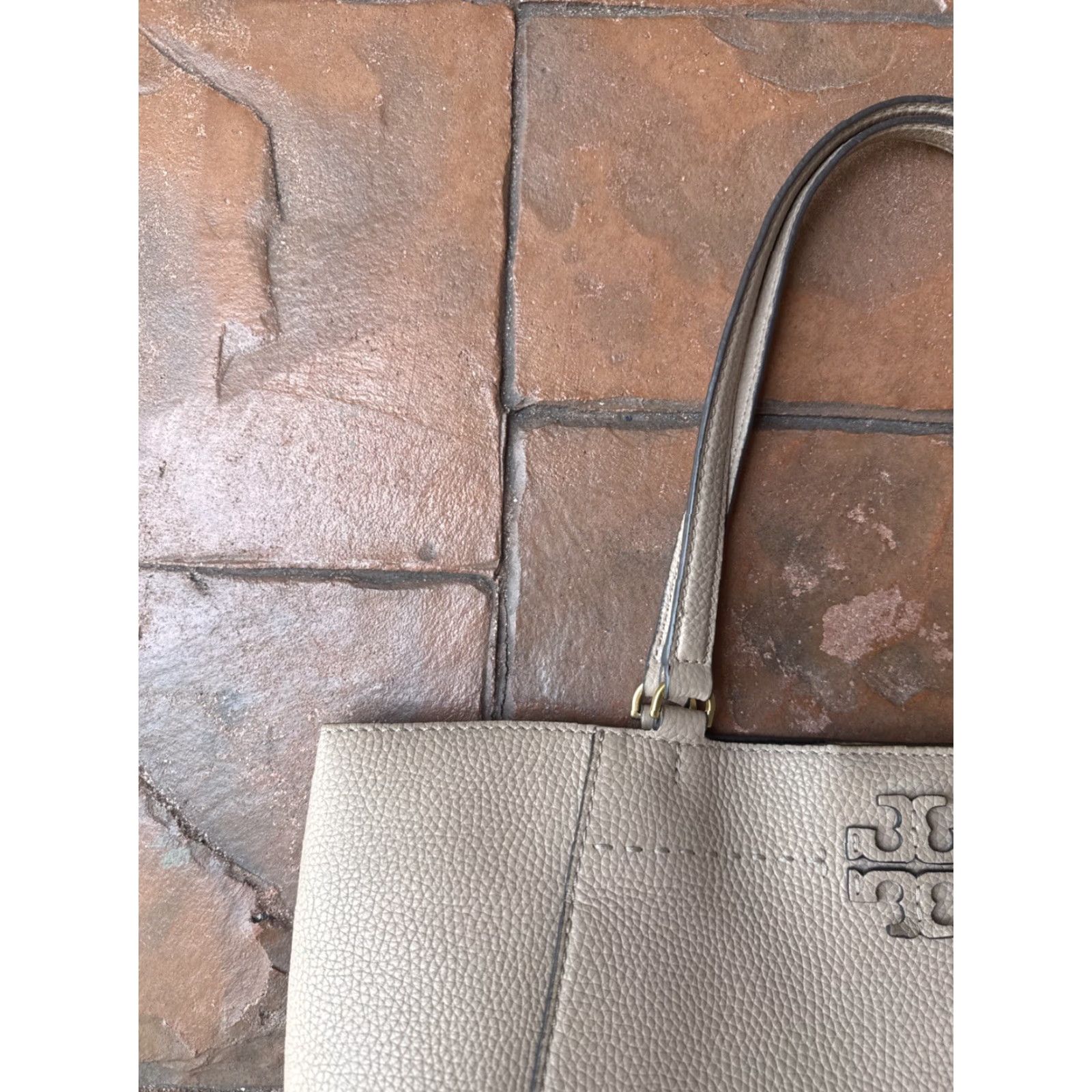 Tory Burch Tory Burch Purse Large Black McGraw Tote Bag Pink Size ONE SIZE - 5 Thumbnail