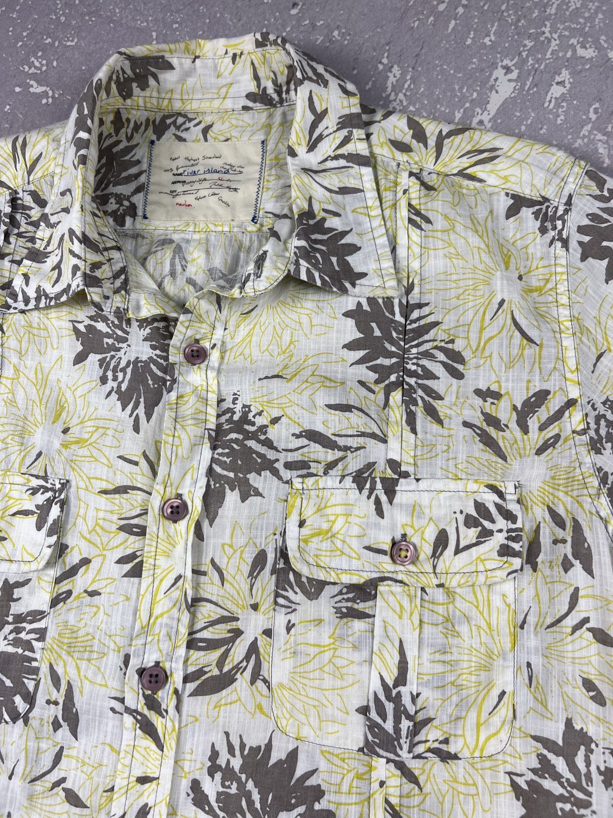 Vintage Vintage Hawaiian Floral Cotton Two Pockets Shirt Size US M / EU 48-50 / 2 - 4 Thumbnail