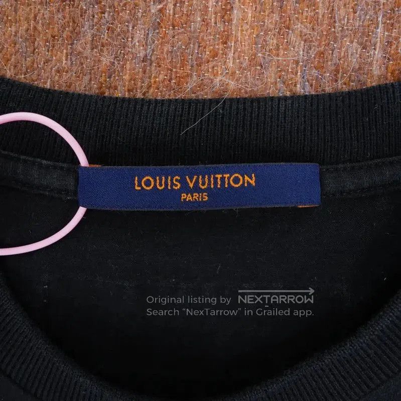 Louis Vuitton Louis Vuitton Black Graffiti Logo T. Size XS / US 0-2 / IT 36-38 - 3 Thumbnail