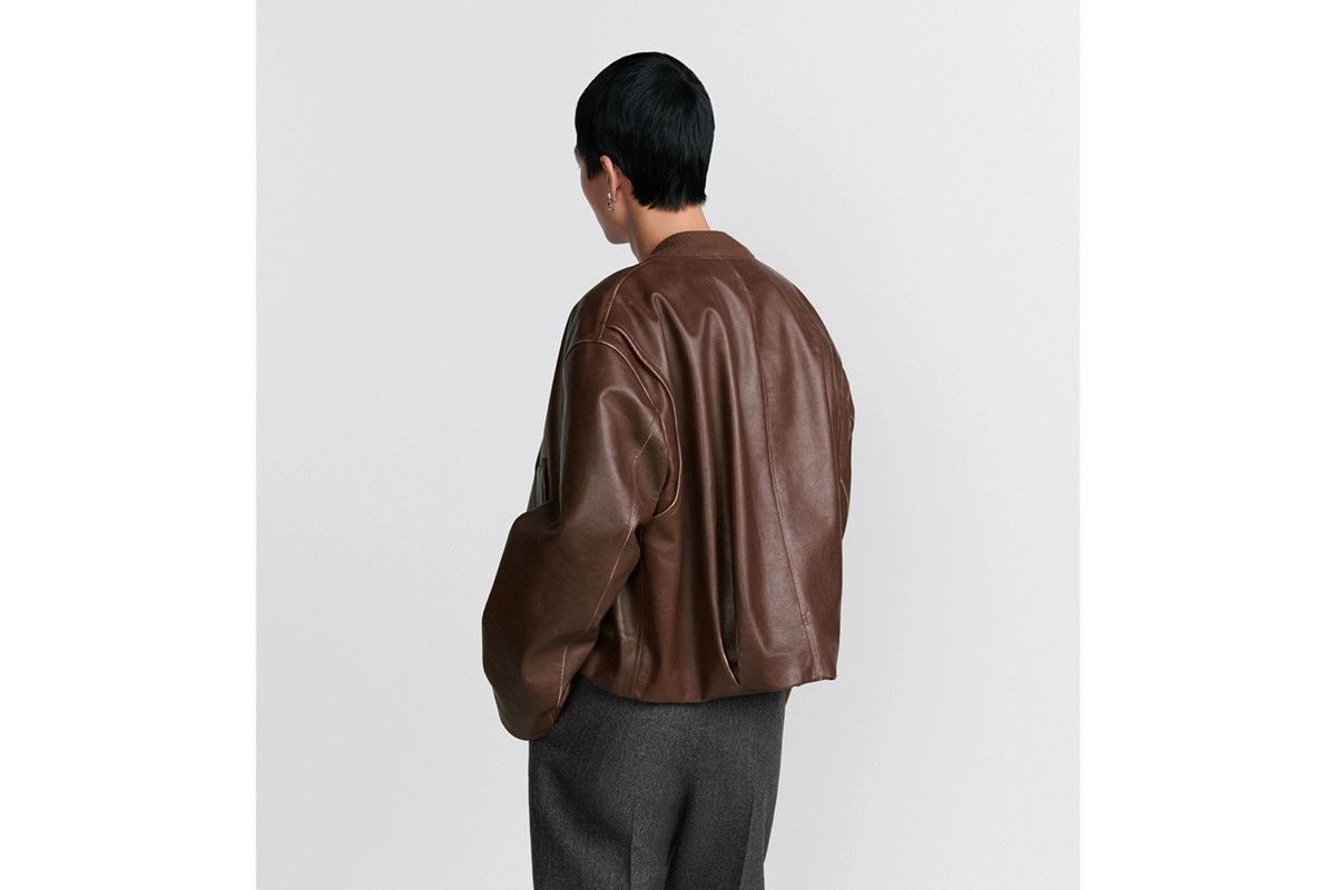 Dior o1bcso1str0226 Couture Bomber Jacket in Brown Size US S / EU 44-46 / 1 - 6 Thumbnail