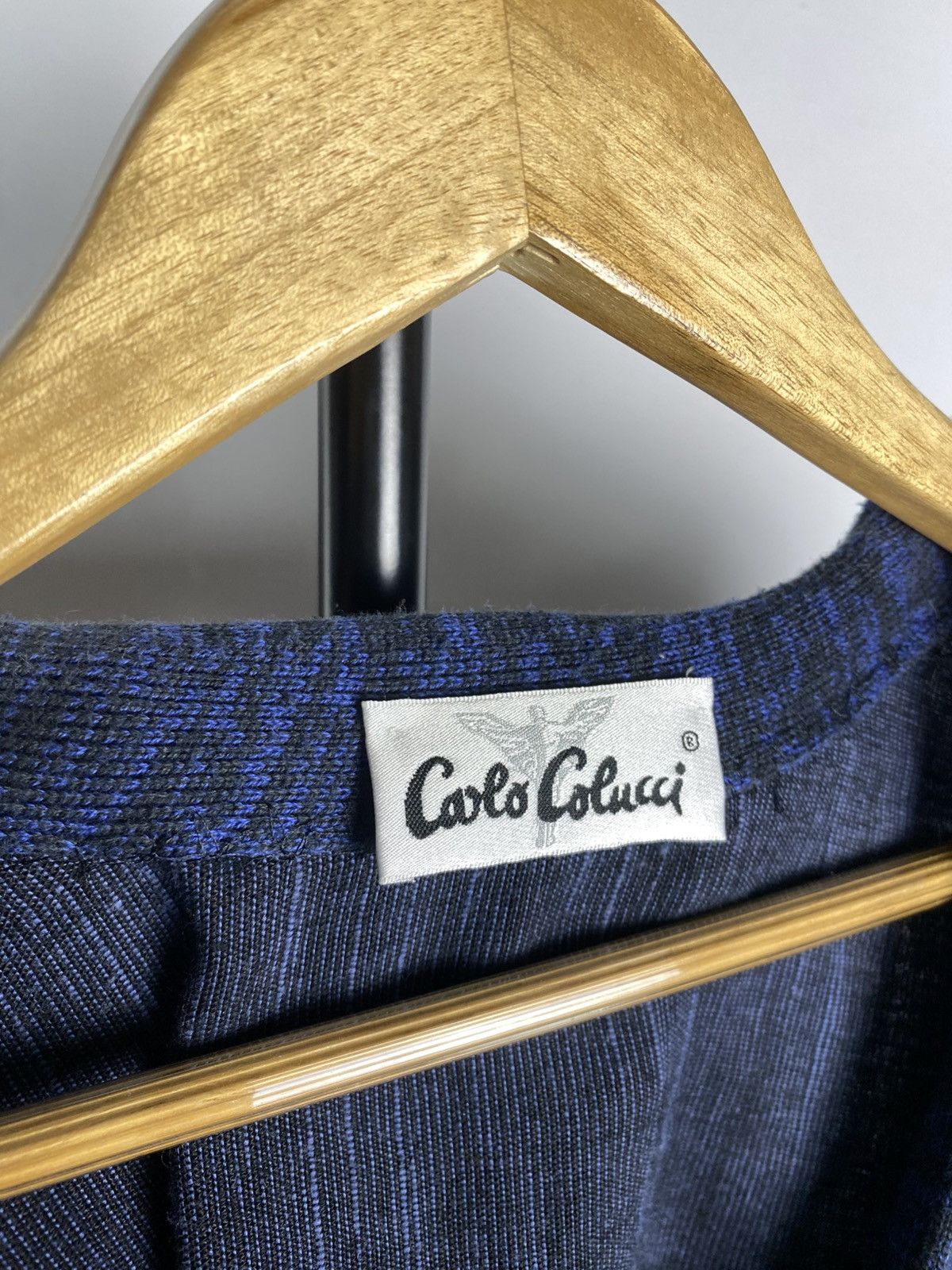 Carlo Colucci × Designer Vintage Carlo Colucci cardigan cotton knitted sweatshirt Size US L / EU 52-54 / 3 - 8 Thumbnail