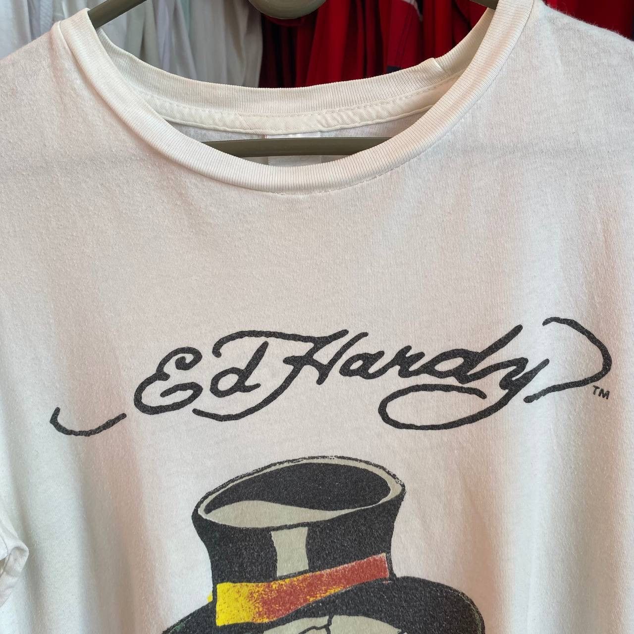 Christian Audigier × Ed Hardy × Japanese Brand Ed hardy by Christian Audigier big logo y2k Japanese tee Size S / US 4 / IT 40 - 3 Thumbnail
