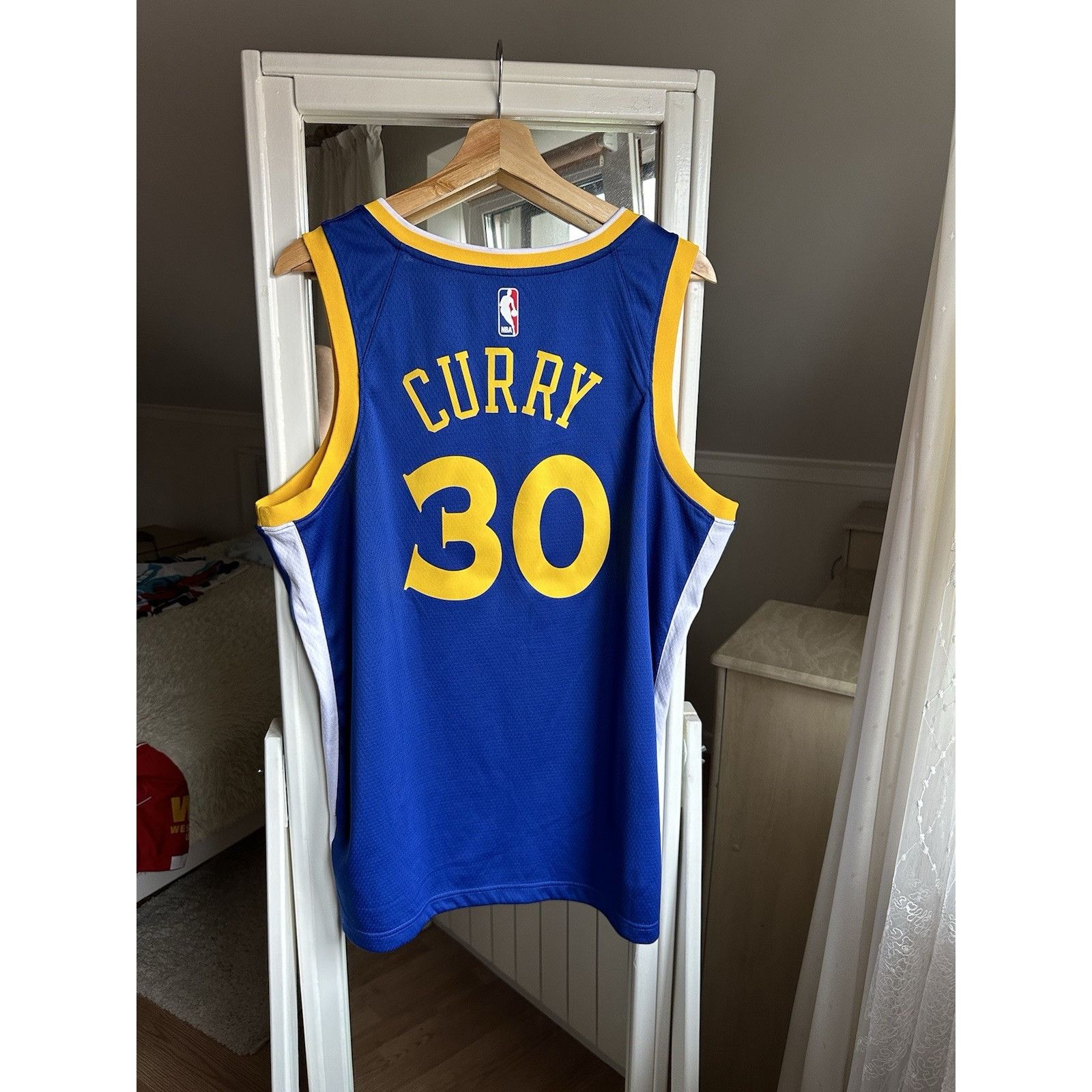 Nike Mens Nike Nba Golden State Warriors Stephen Curry Basketball Size US L / EU 52-54 / 3 - 8 Thumbnail