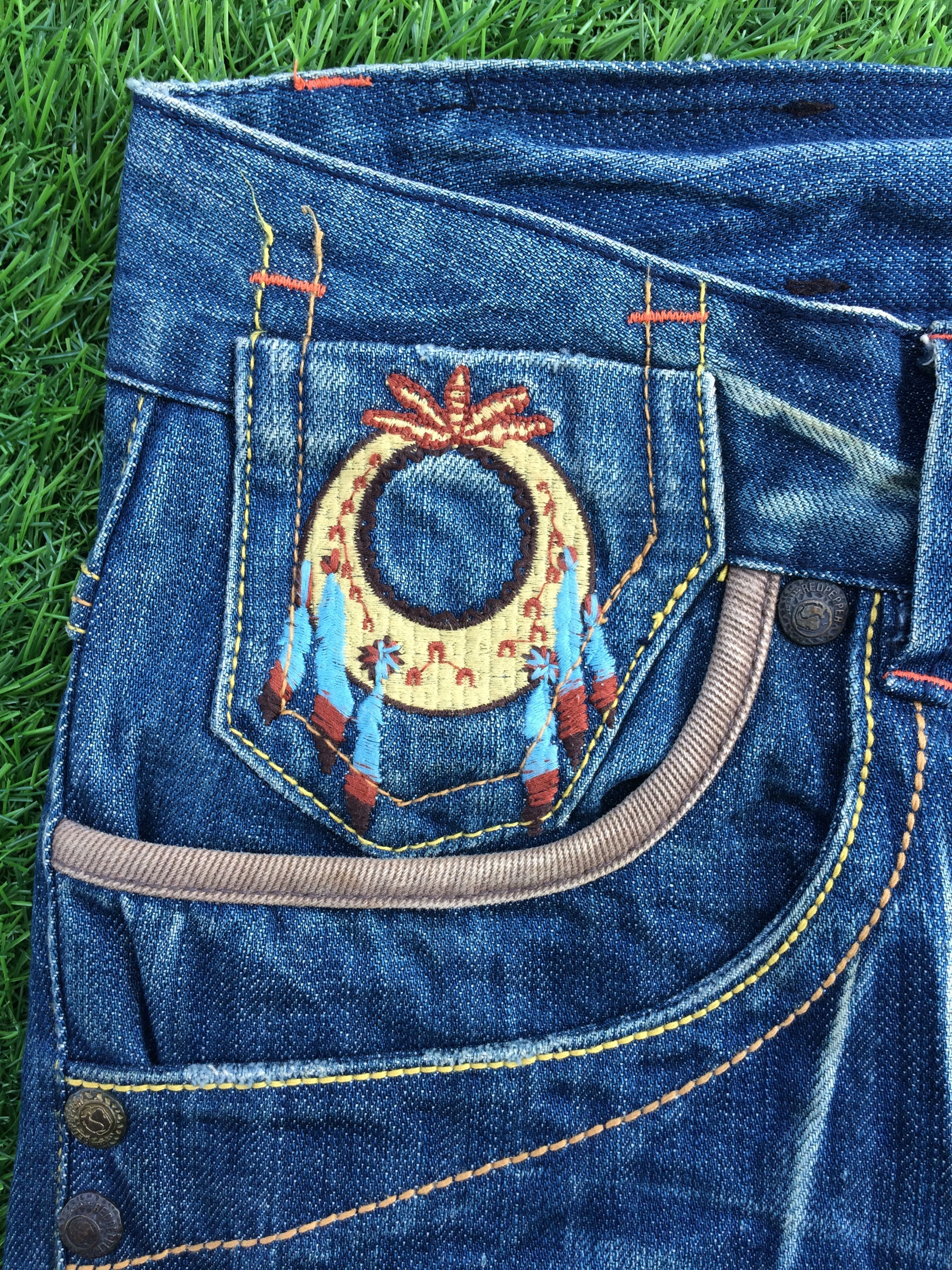 Japanese Brand Red Pepper Denim Jeans #D-821 Size US 30 / EU 46 - 9 Thumbnail
