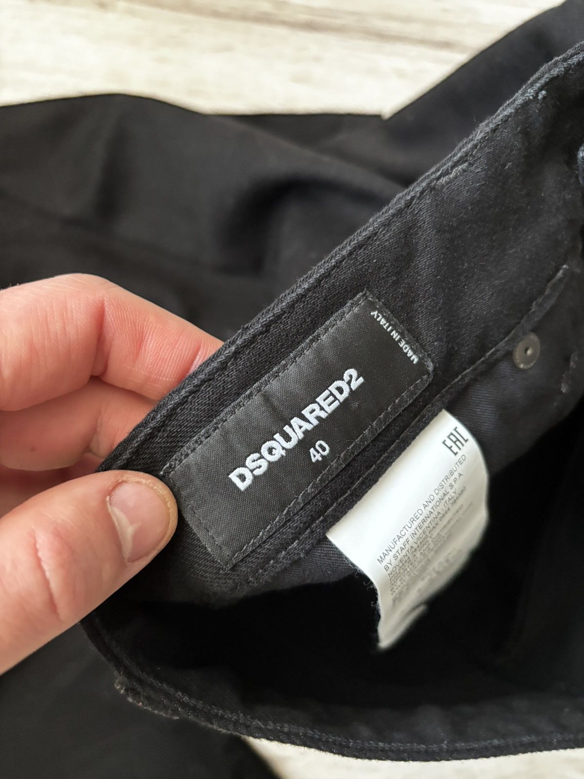 Dsquared2 Dsquared2 “Cool Girl” Cropped Jeans – Black, Made in Italy Size 27" / US 4 / IT 40 - 8 Thumbnail