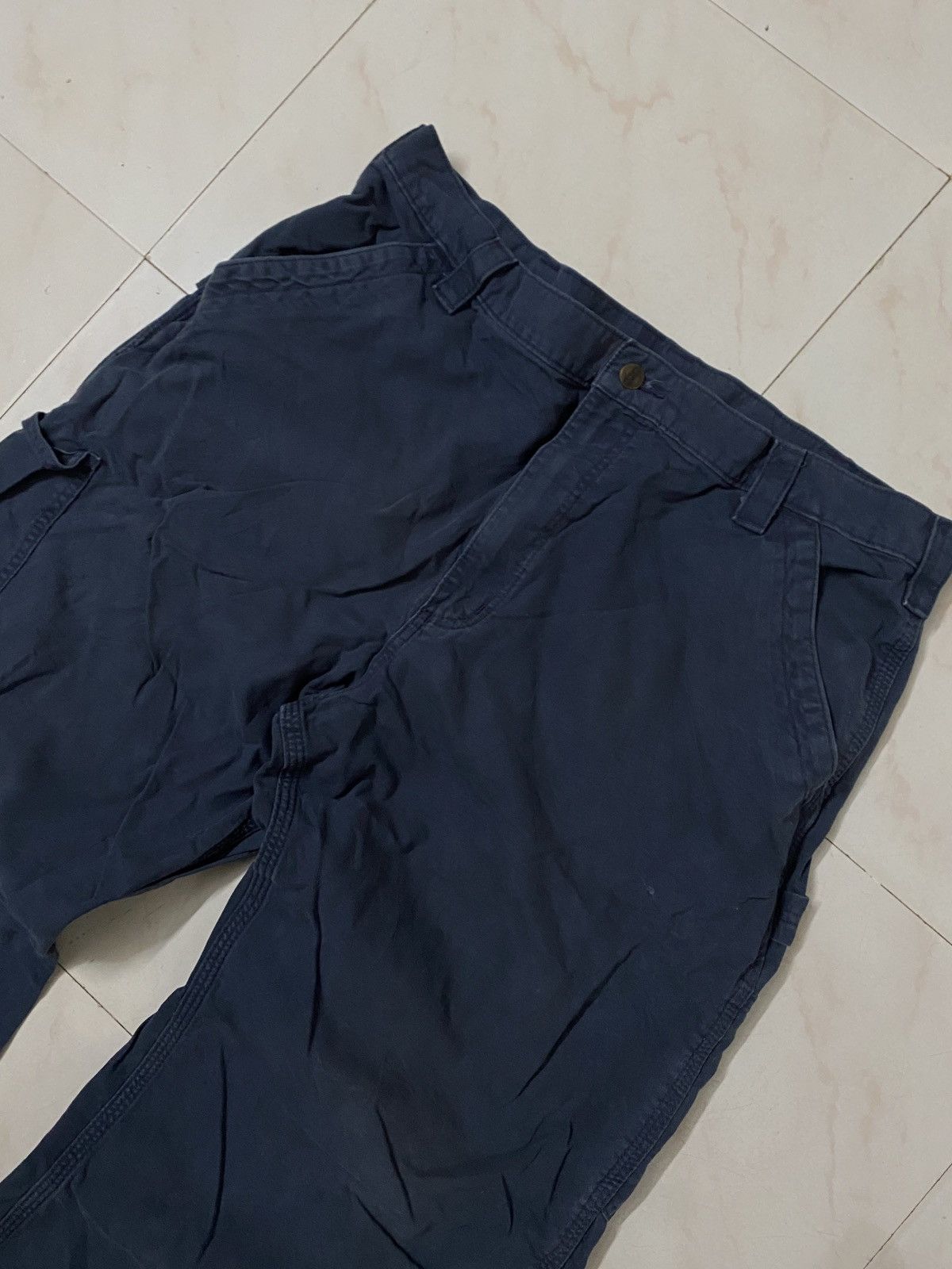 Carhartt × Vintage CARHARTT CARPENTER BAGGY PANTS VINTAGE FADED Y2K‼️ Size US 38 / EU 54 - 5 Thumbnail