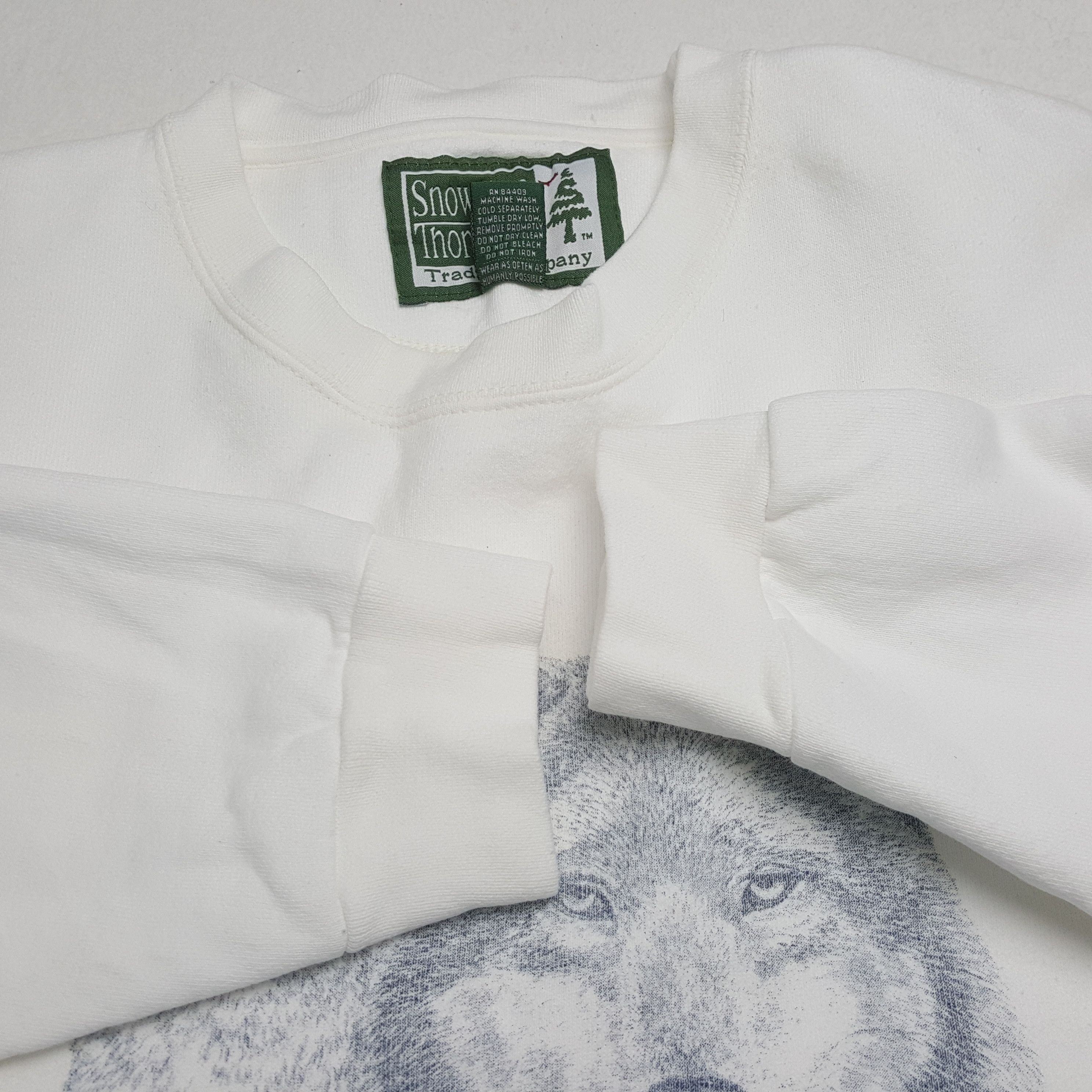 Vintage WILDERNESS COMPANION Animals Design Style Sweatshirt Size US L / EU 52-54 / 3 - 7 Thumbnail