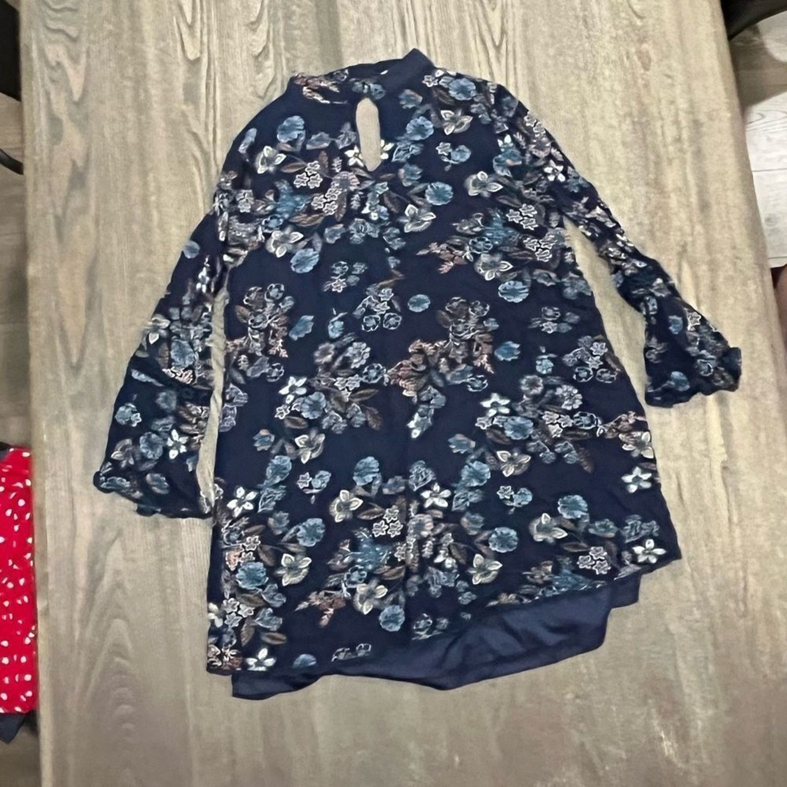 Vintage Altar'd State Womens M A-Line Dress Boho Floral Choker Neck Size M / US 6-8 / IT 42-44 - 4 Thumbnail