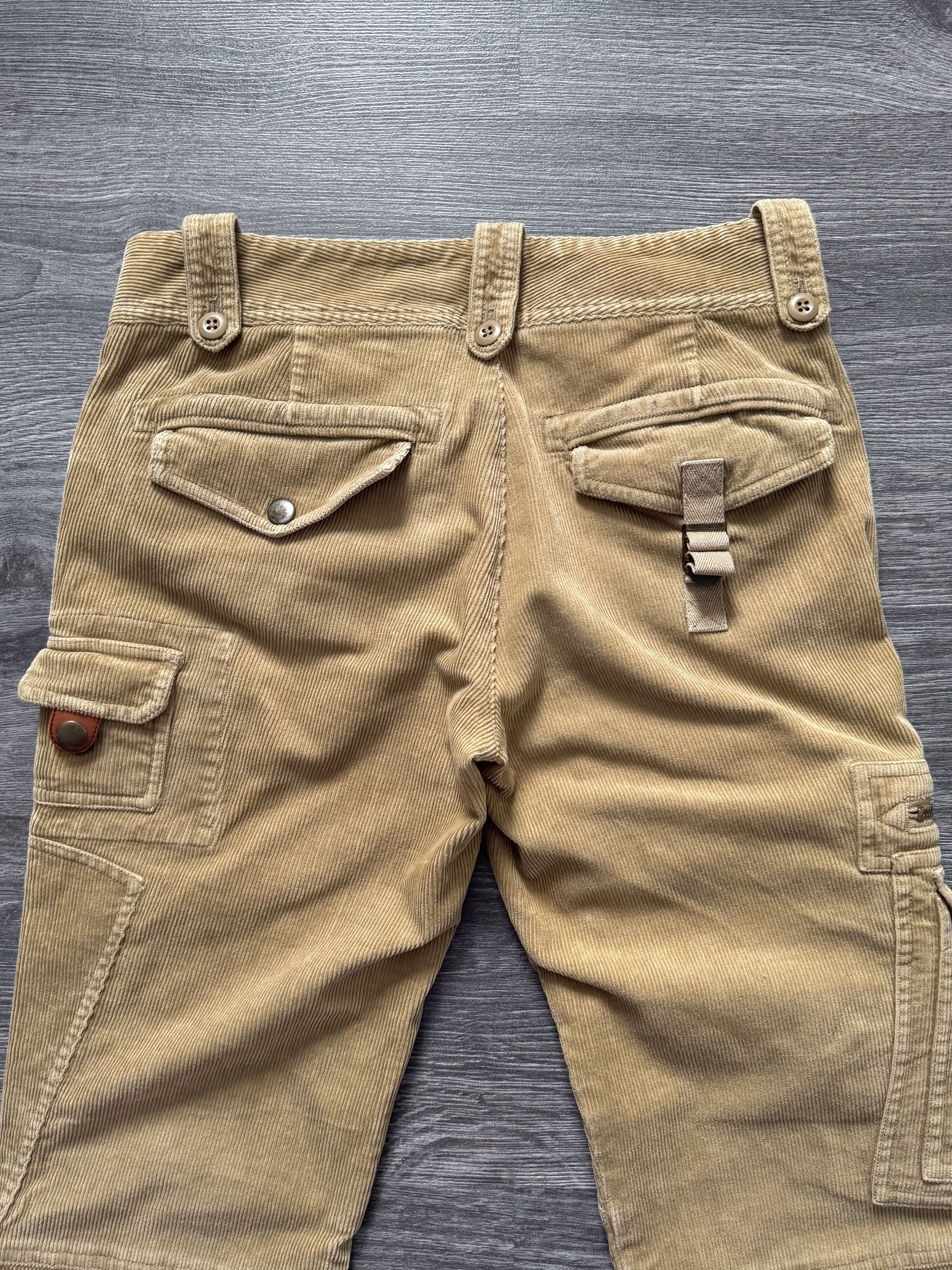 Polo Ralph Lauren Vintage 90s Polo Ralph Lauren Tactical Corduroy Flare Pants Size 26" / US 2 / IT 38 - 5 Thumbnail