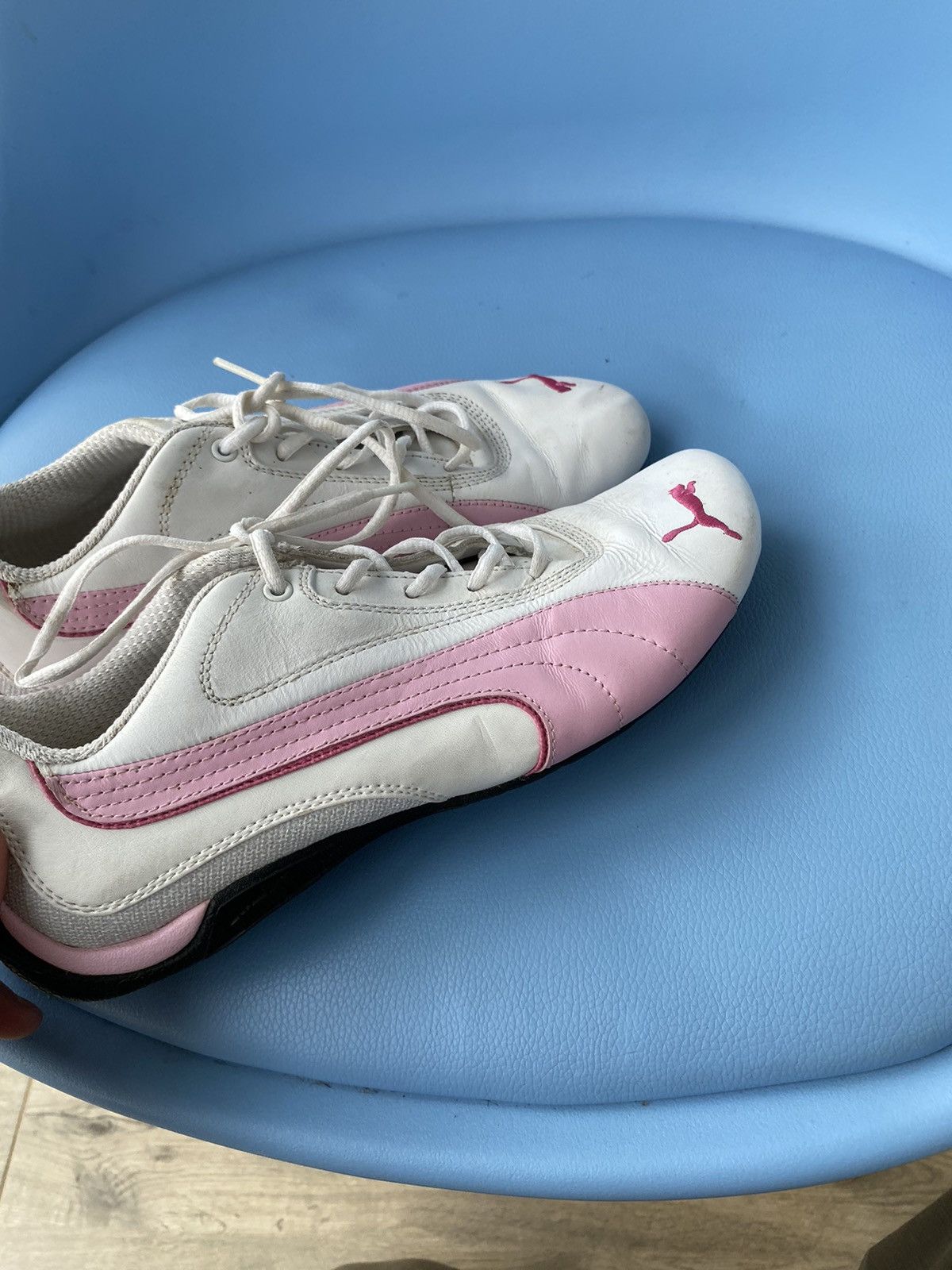 Puma × Vintage Puma Speedcat vintage leather sneakers Size US 5.5 / EU 38 - 7 Thumbnail