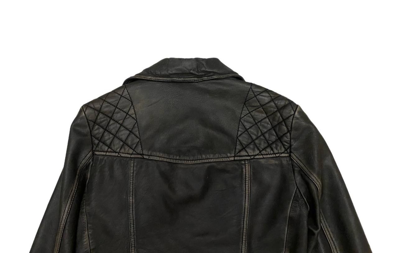 Allsaints Cargo Distressed Leather Biker Jacket Size S / US 4 / IT 40 - 7 Thumbnail