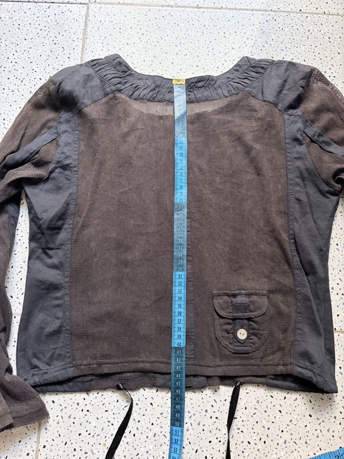Le Grande Bleu (L.G.B.) Y2K Japanese Women Mesh Outer Tops Size M / US 6-8 / IT 42-44 - 12 Thumbnail