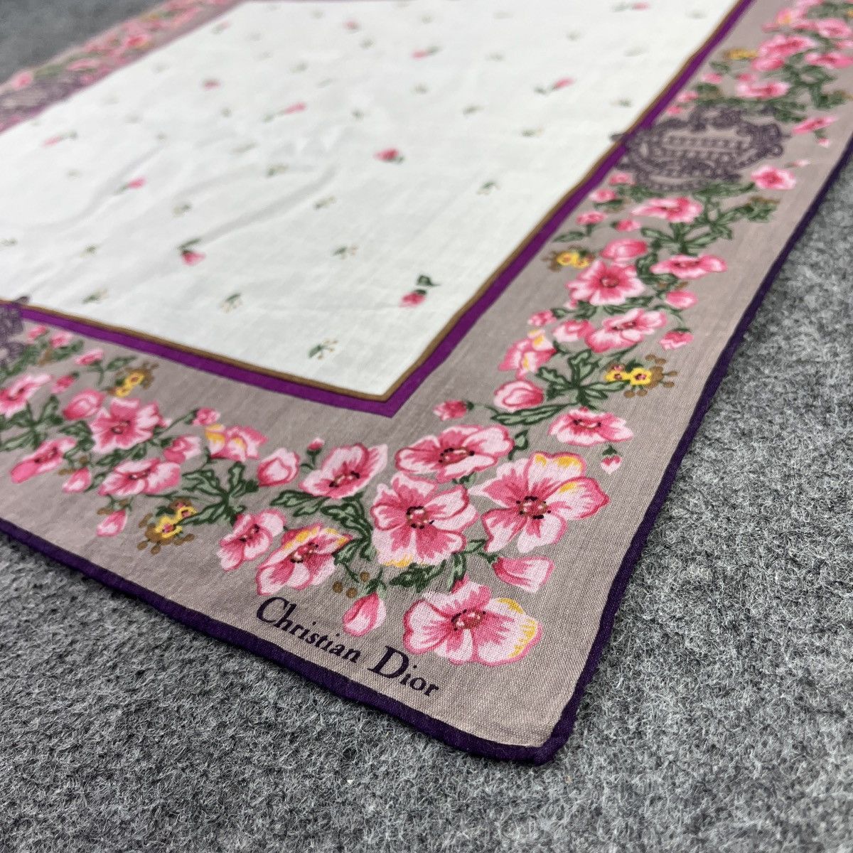 Vintage Christian Dior Handkerchief / Bandana / Neckerchief B741 Size ONE SIZE - 4 Thumbnail