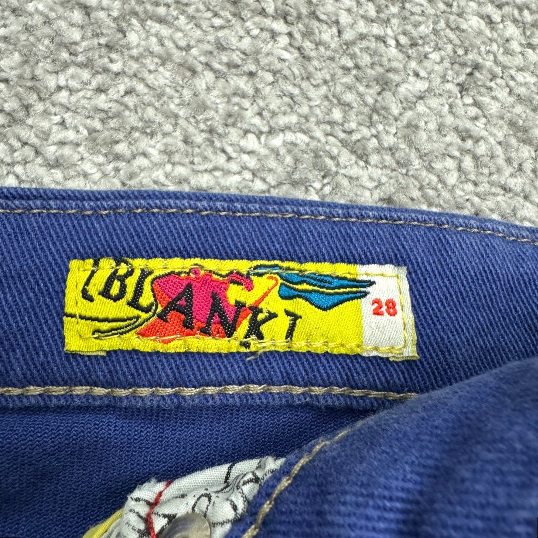 Vintage BLANKNYC Jeans Womens 28 Skinny Denim Blue Dark Wash Stretch Cotton 5-Pocket Regular Size 28" / US 6 / IT 42 - 7 Thumbnail