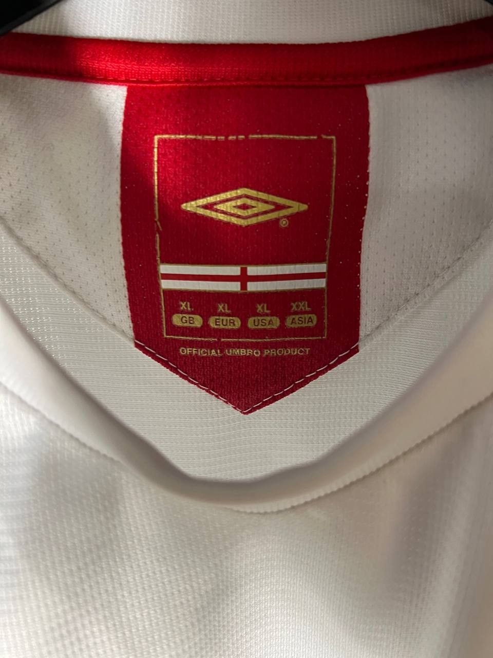 Umbro VINTAGE UMBRO ENGLAND RETRO SOCCER JERSEY MANCHESTER Y2K 90s Size US XL / EU 56 / 4 - 4 Thumbnail