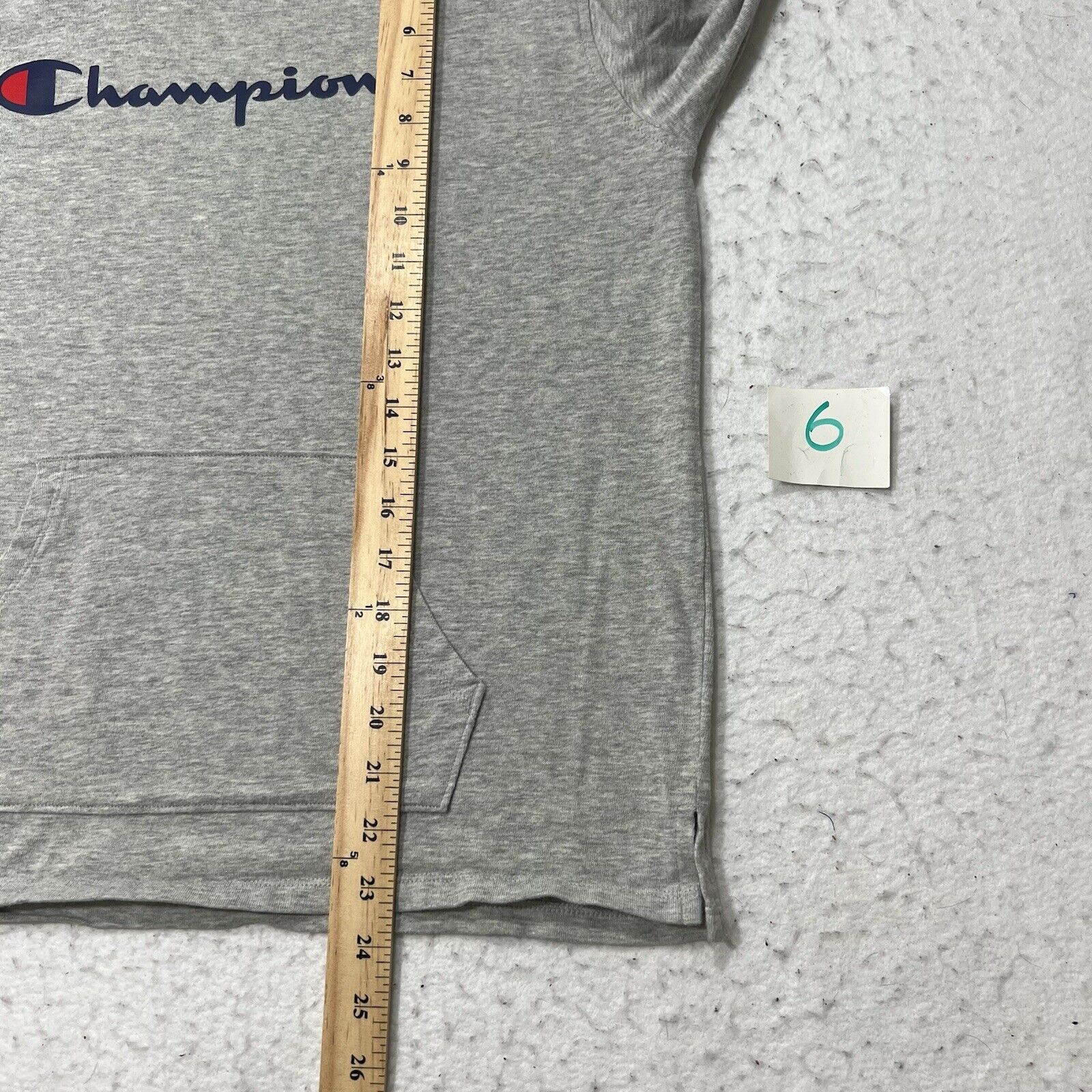 Champion Champion Men's Size Medium Gray Lightweight Hoodie Size US M / EU 48-50 / 2 - 10 Thumbnail