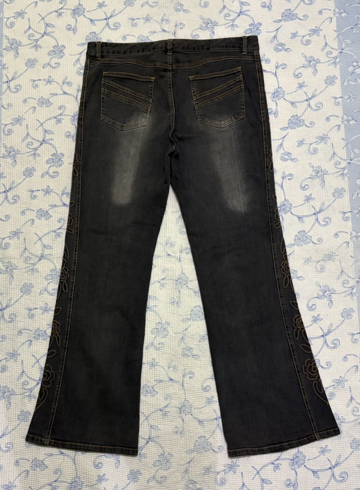 Japanese Brand Japanese Browdwin Flared Jeans Streetwear Denim Size US 37 - 10 Thumbnail