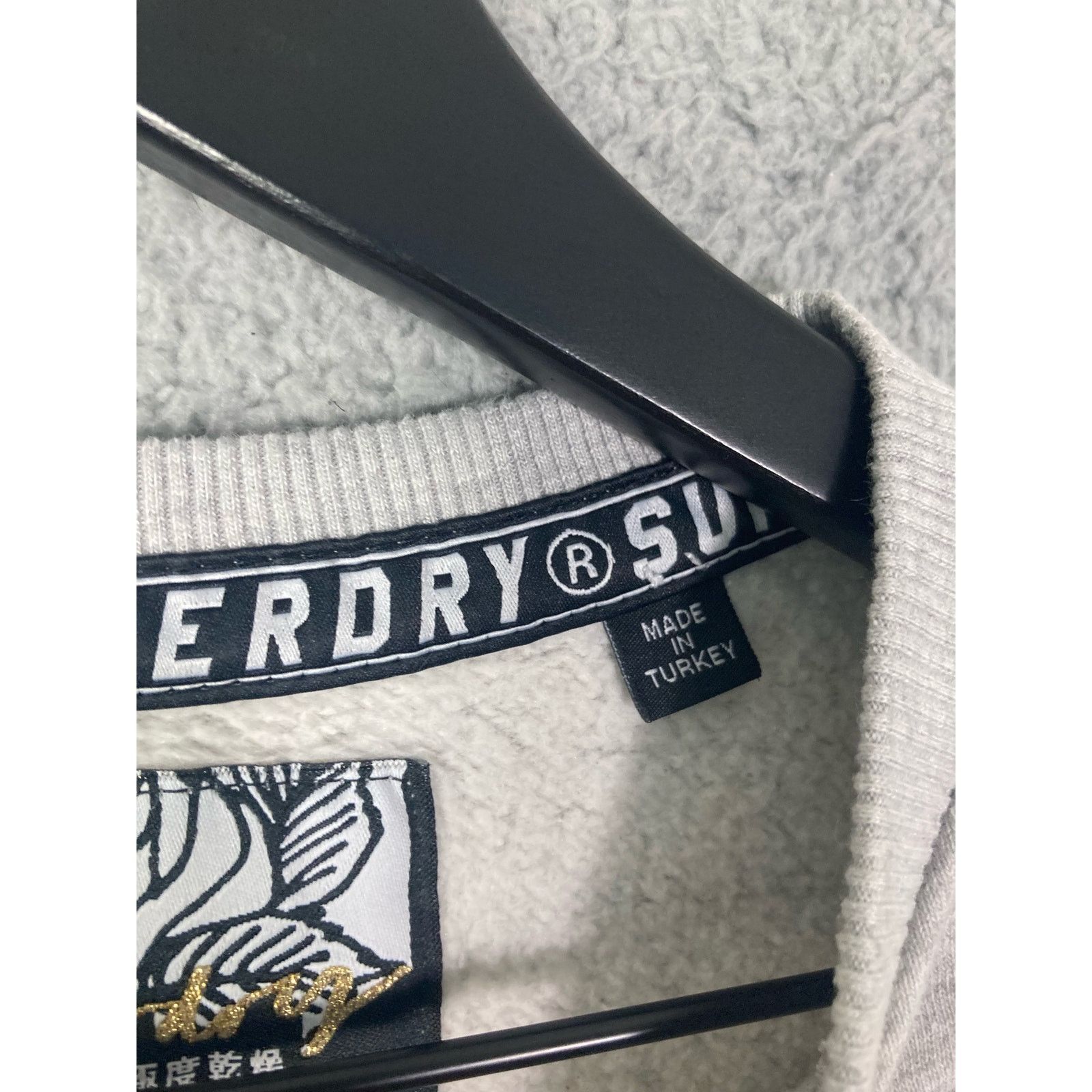 Superdry Superdry Women's S Gray Sparkle Crewneck Sweatshirt Size S / US 4 / IT 40 - 4 Thumbnail