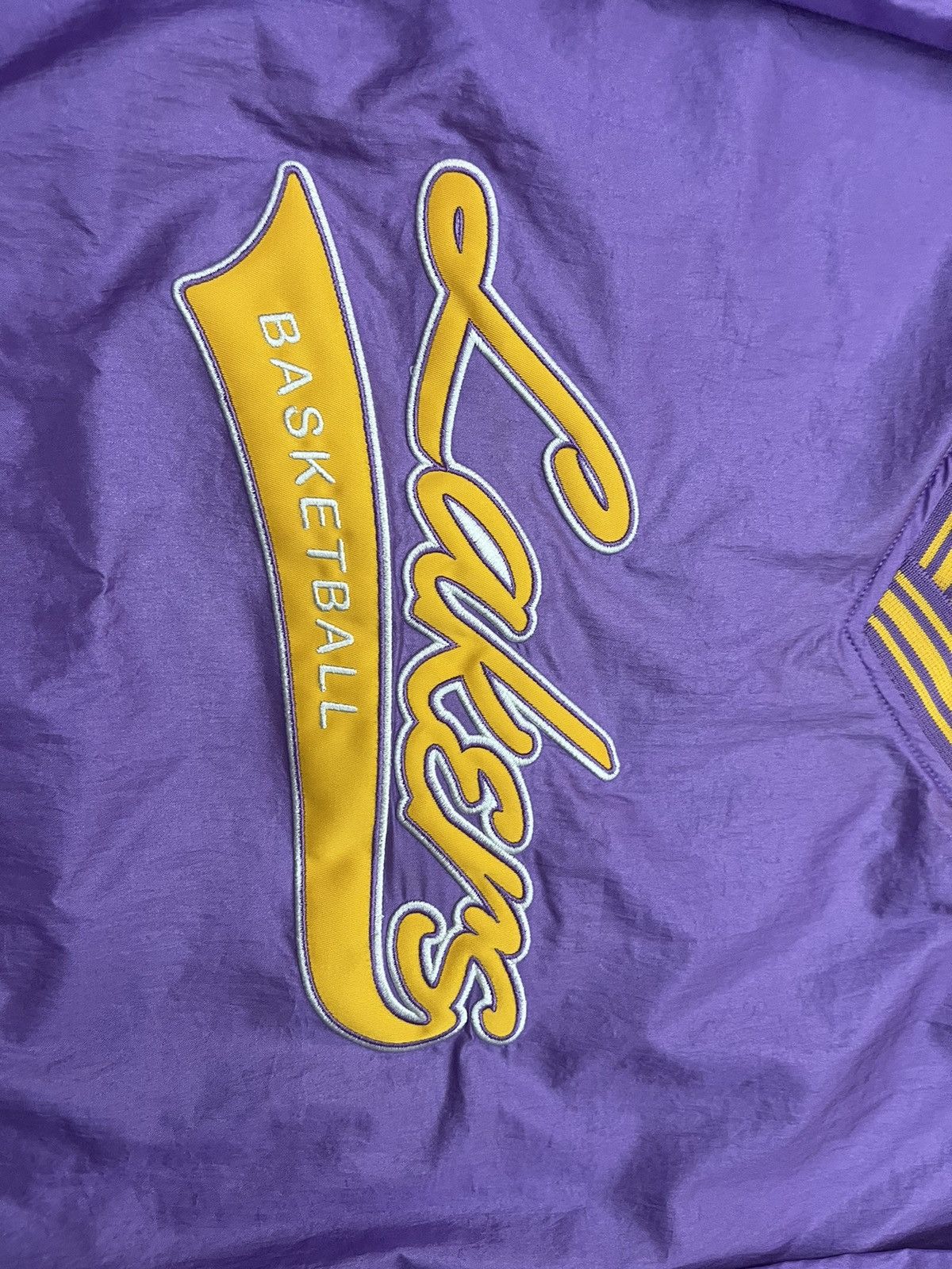 NBA × Vintage Jersey Lakers NBA Basketball 🏀 Vintage 90s athlete gym USA🇺🇸 Size L / US 10 / IT 46 - 6 Thumbnail