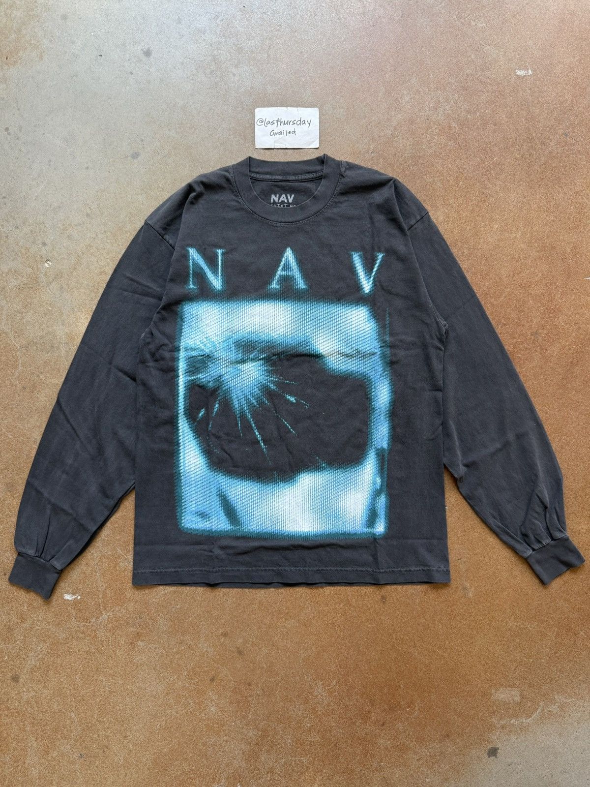 Saint Michael Saint Michael x NAV OMW2 Rexdale L/S Black 002 Large Size US L / EU 52-54 / 3 - 1 Thumbnail