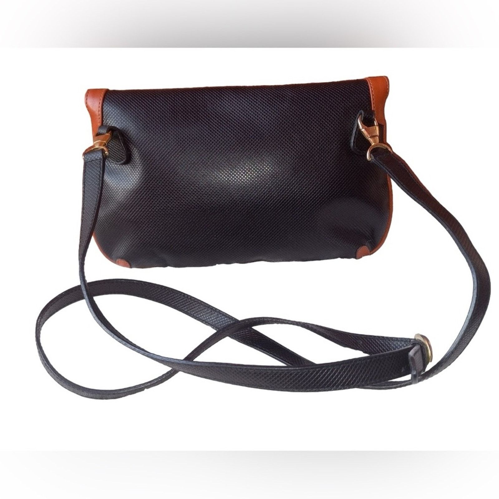 Mark Cross Mark Cross vintage Black & Saddle Tan Leather Crossbody Size ONE SIZE - 2 Thumbnail
