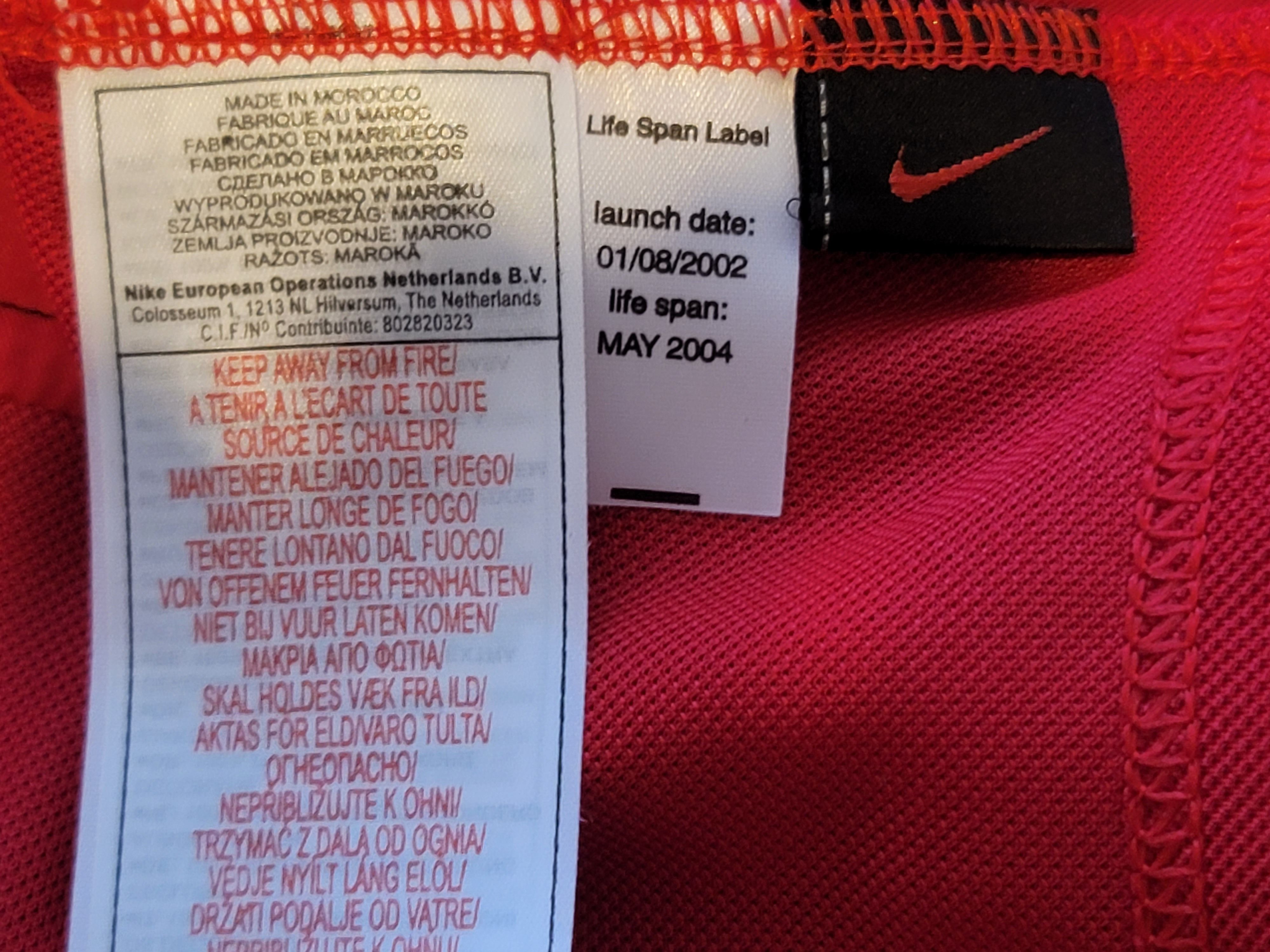 Other Manchester United 2002 Home Jersey Scholes Full set BNWTL Size US L / EU 52-54 / 3 - 3 Thumbnail