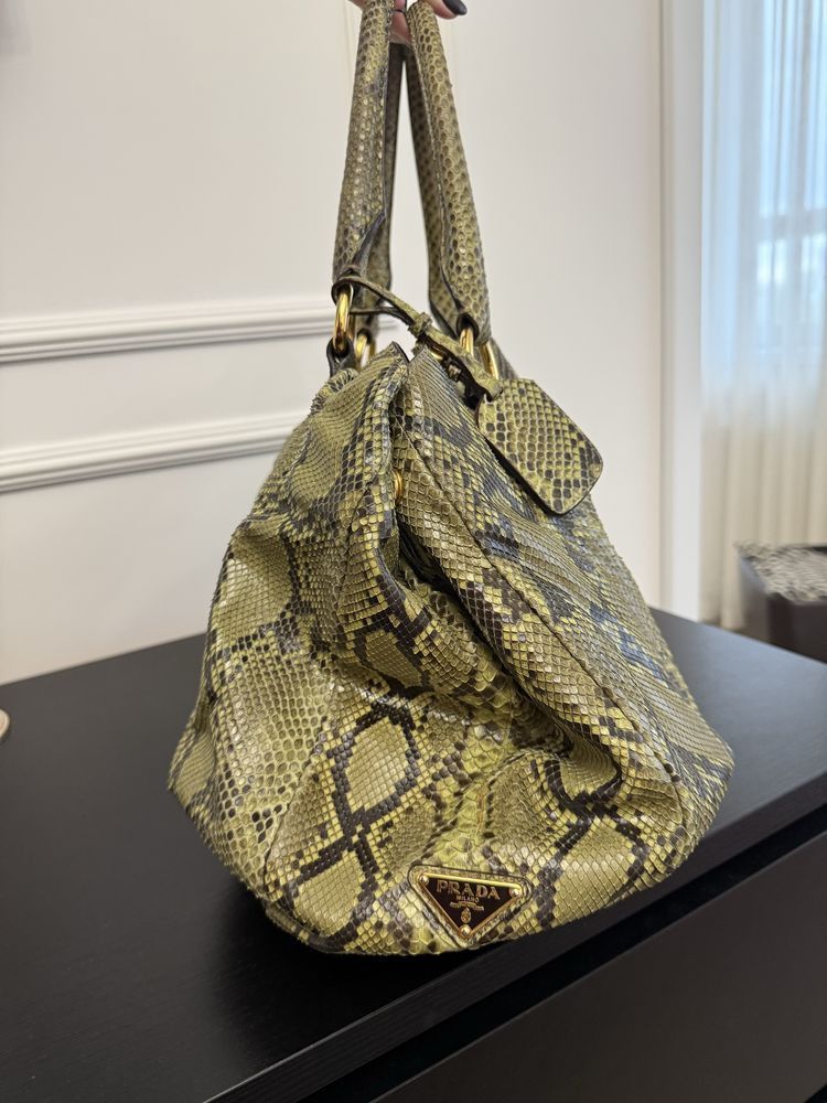 Prada Prada Python Leather Bag Size ONE SIZE - 2 Thumbnail