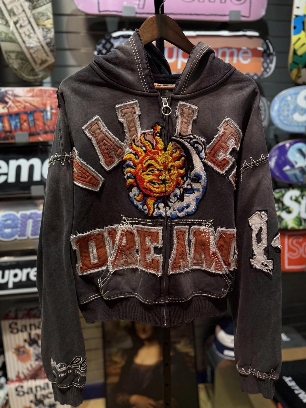 Vale Size L -Vale Zip Up Hoodie Authentic Valley White Messy Look Size US L / EU 52-54 / 3 - 1 Thumbnail