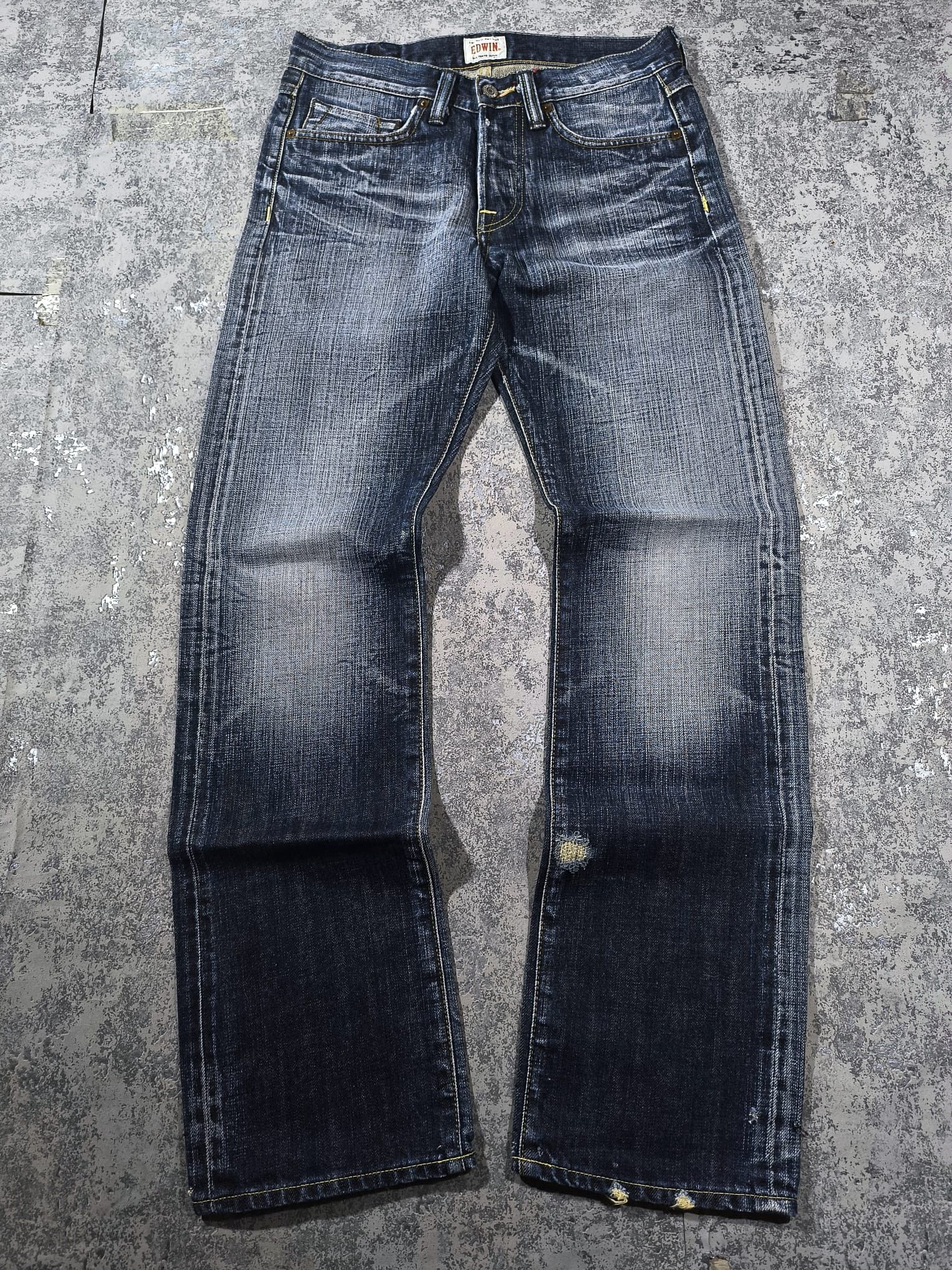 Edwin Edwin Selvedge Japan Denim Distressed Jeans Vintage Size US 30 / EU 46 - 3 Thumbnail