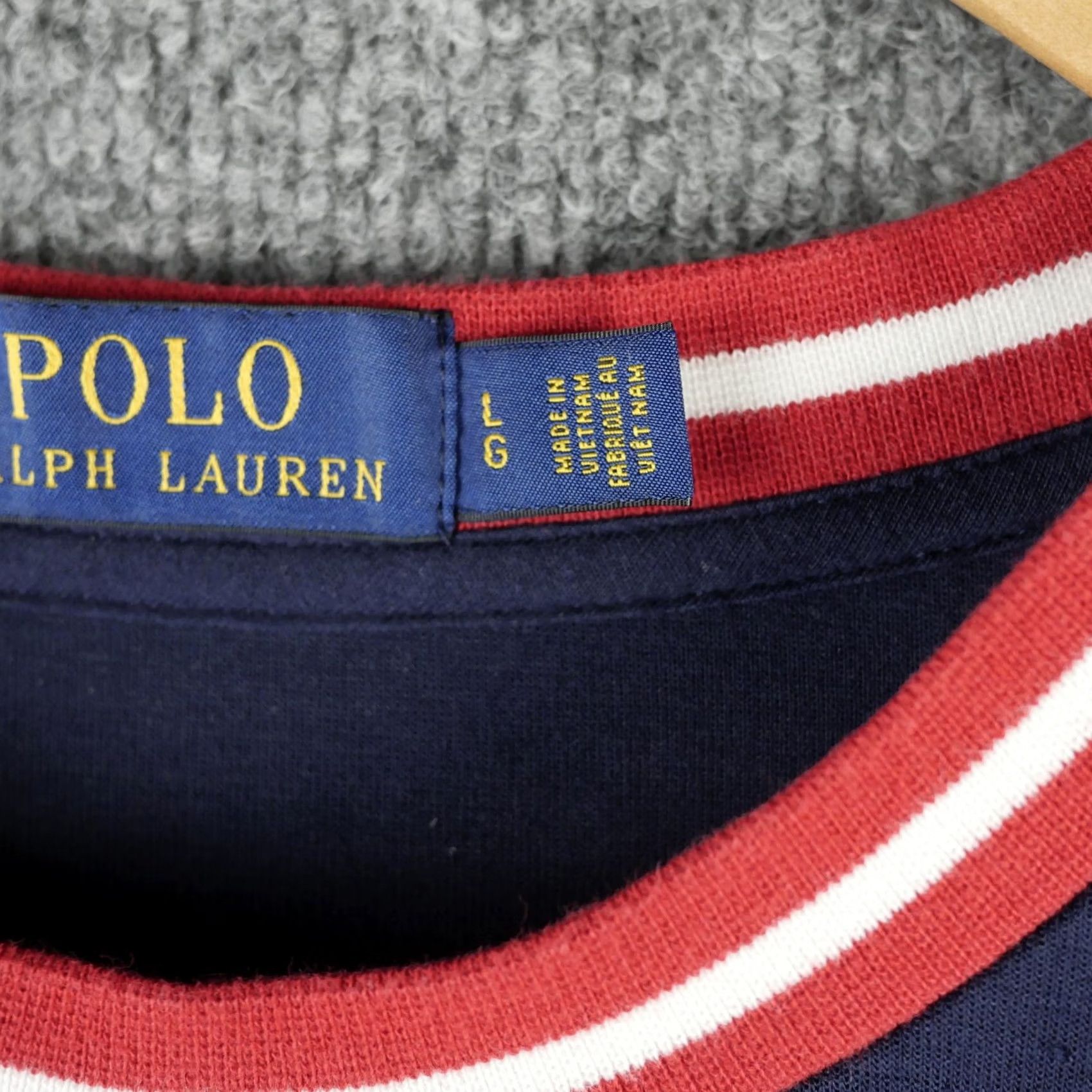 Polo Ralph Lauren Polo Ralph Lauren Sweatshirt Mens L Blue Crewneck Pullover Graphic Print Logo Casual Size US L / EU 52-54 / 3 - 5 Thumbnail
