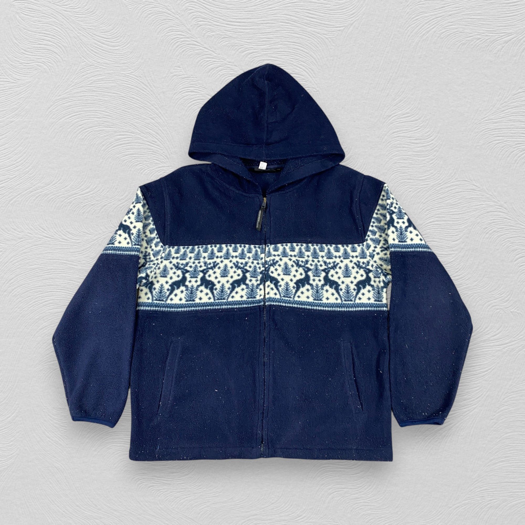 Japanese Brand Vintage North Sea Native Sweater Medium Fleece Jacket- J411 Size US M / EU 48-50 / 2 - 1 Thumbnail