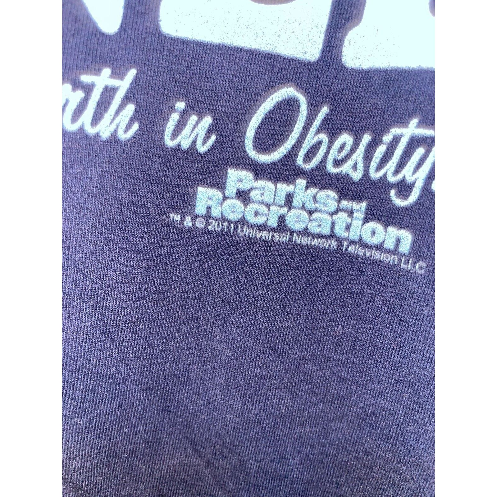 Fruit Of The Loom Parks & Rec Shirt Recreation City Pawnee 4th Tee TV Show 2XL Size US XXL / EU 58 / 5 - 5 Thumbnail