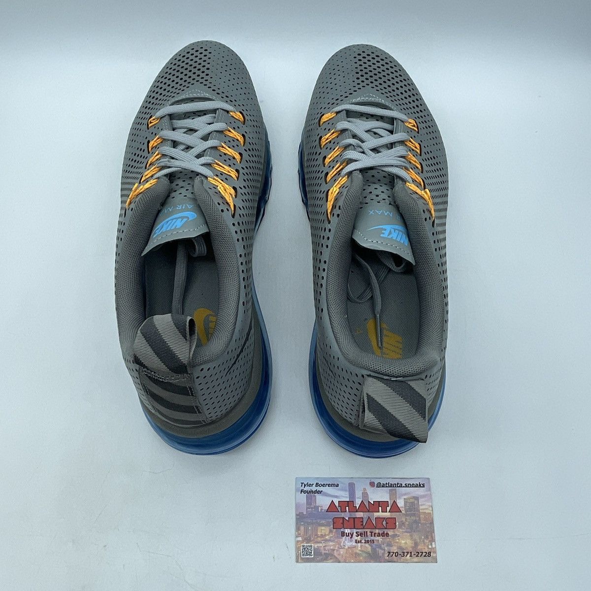 Nike Air max 90 motion wolf grey blue Size US 11 / EU 44 - 6 Thumbnail