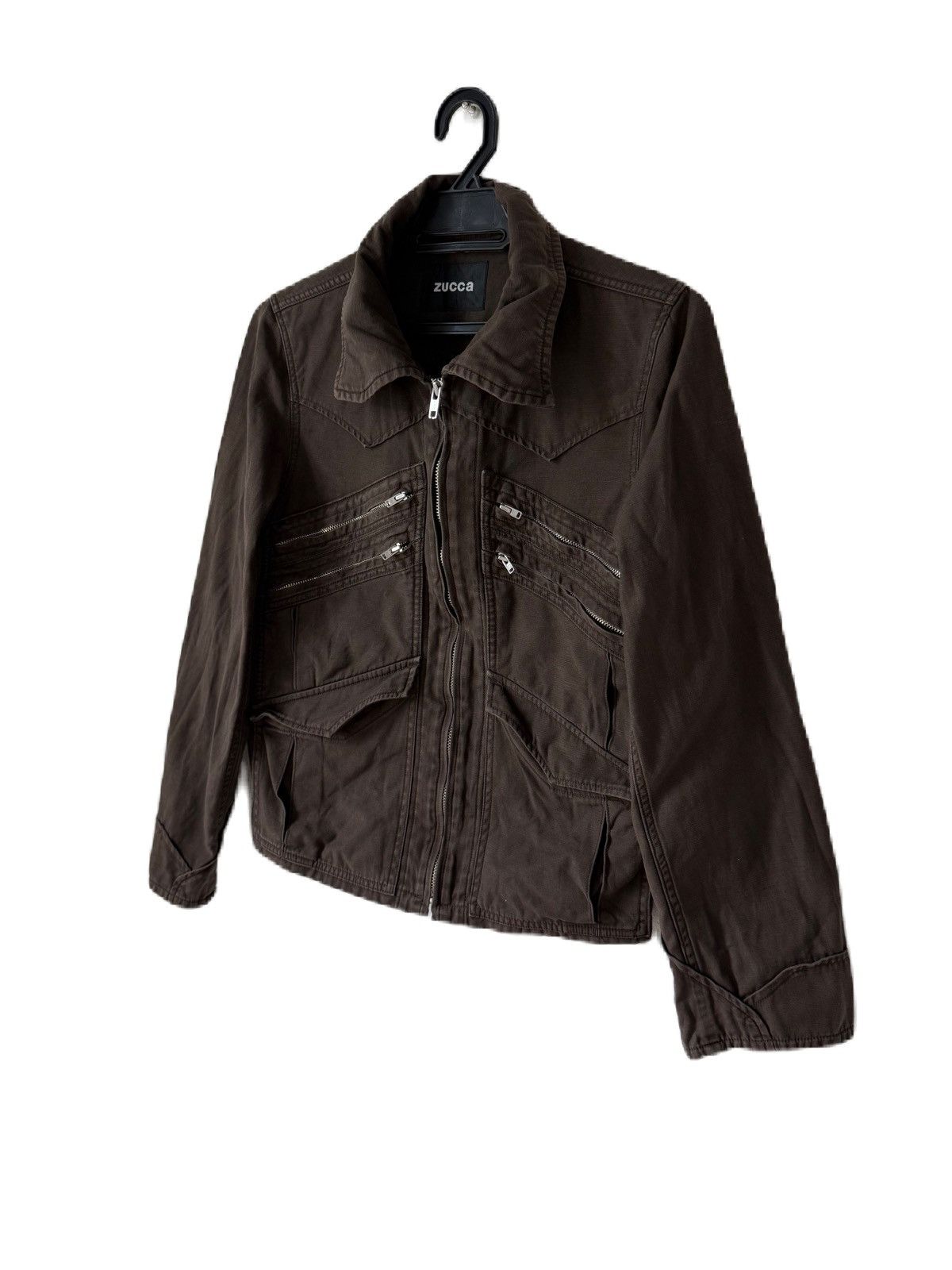 Zucca Issey Miyake Inspired Zucca Biker Jacket Zipper Multi Pocket Size US XS / EU 42 / 0 - 2 Thumbnail