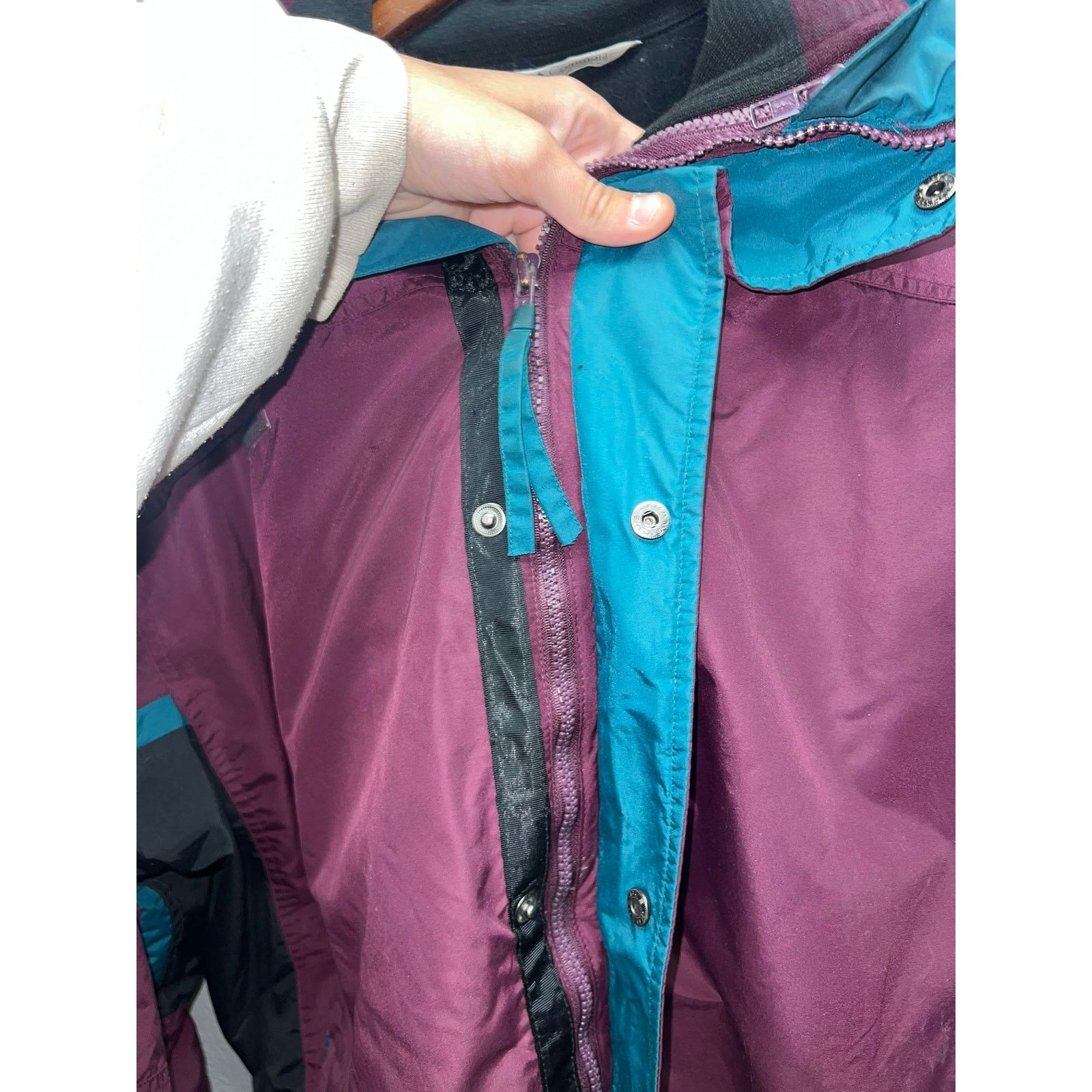 Vintage Vintage Columbia Radial Sleeve Jacket Bugaboo Purple XL Size US XL / EU 56 / 4 - 6 Thumbnail